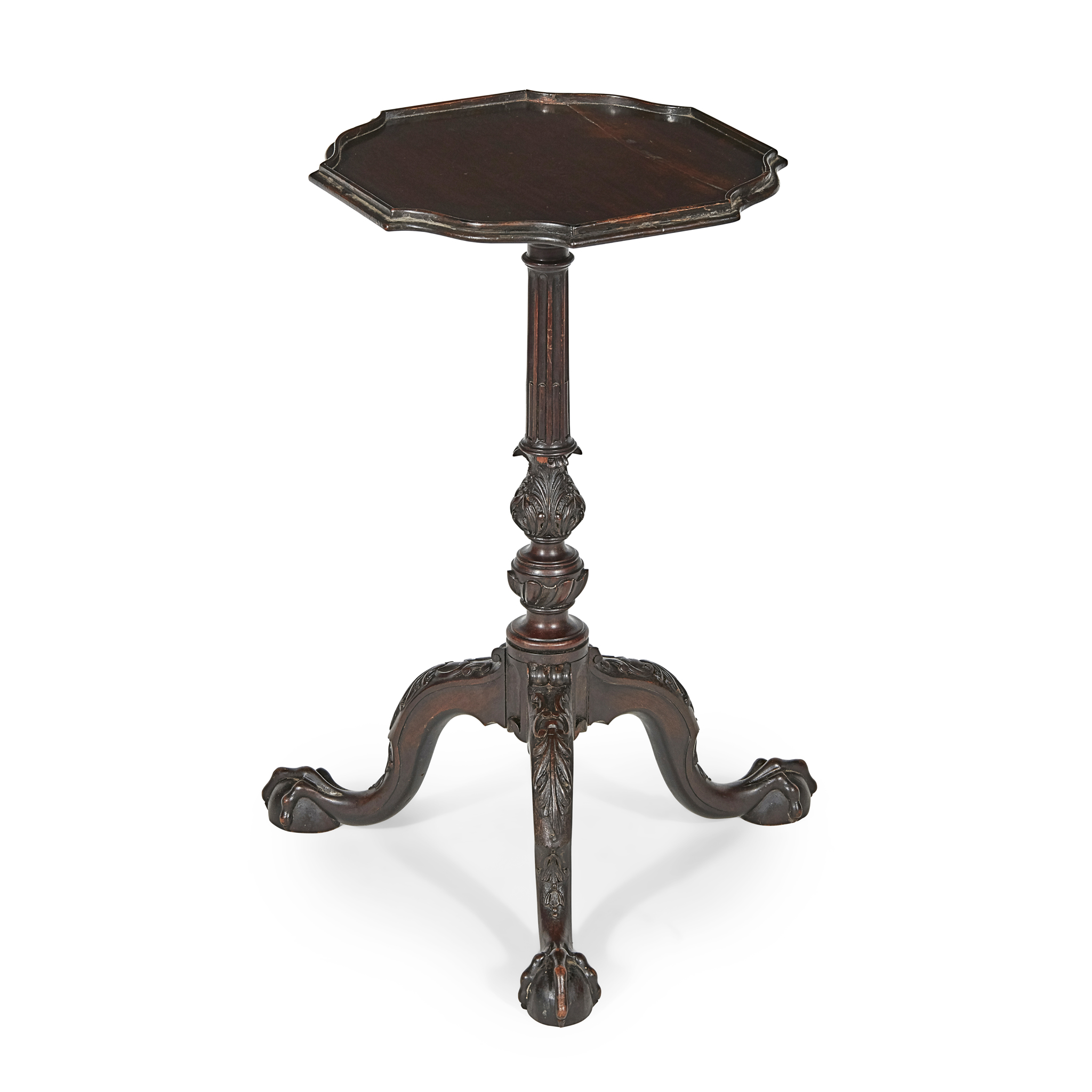 GEORGE III STYLE MAHOGANY WINE TABLE