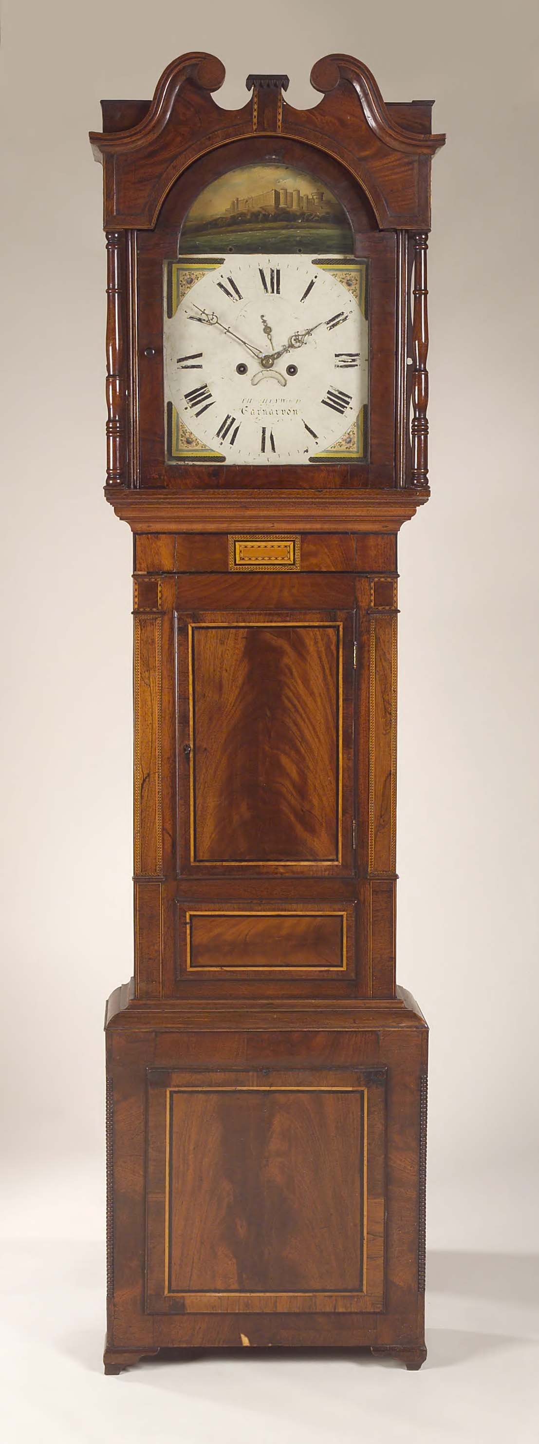 Thomas Haywood, Carnavon An early 19th century mahogany 8-day longcase clock,