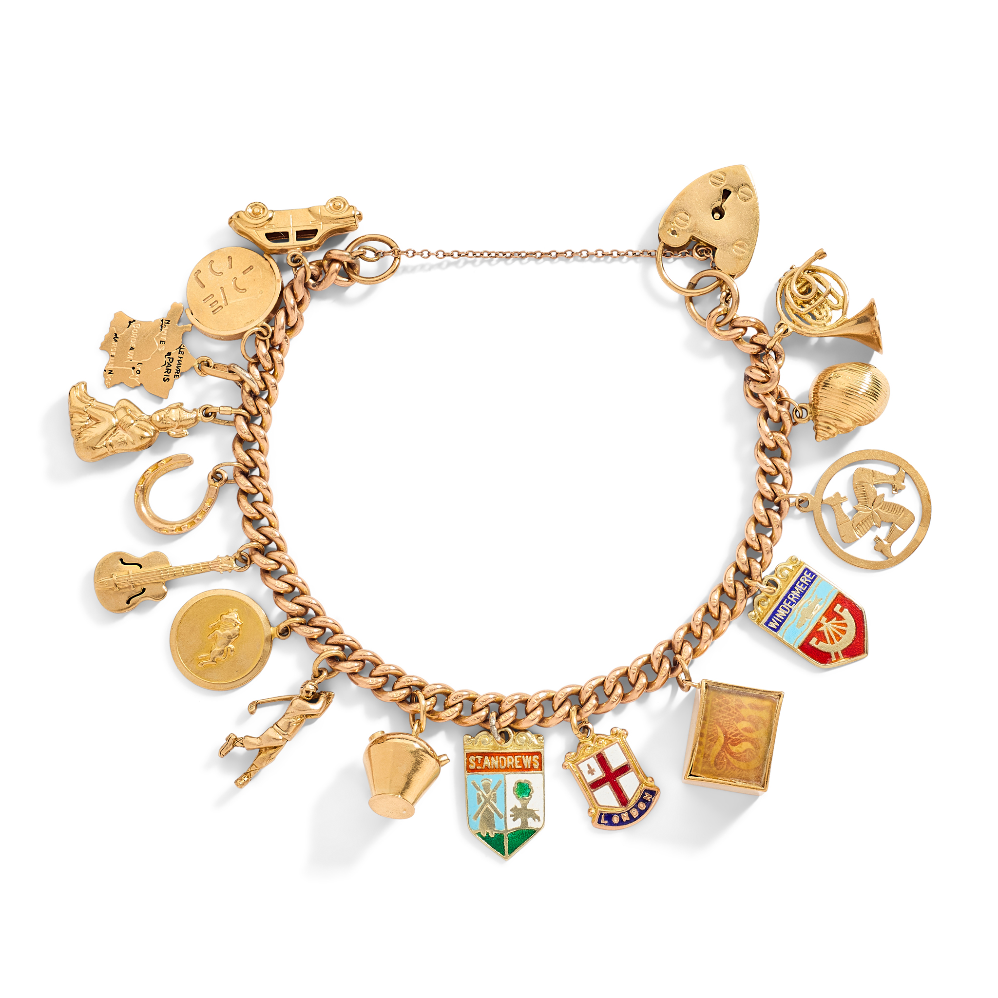 A charm bracelet