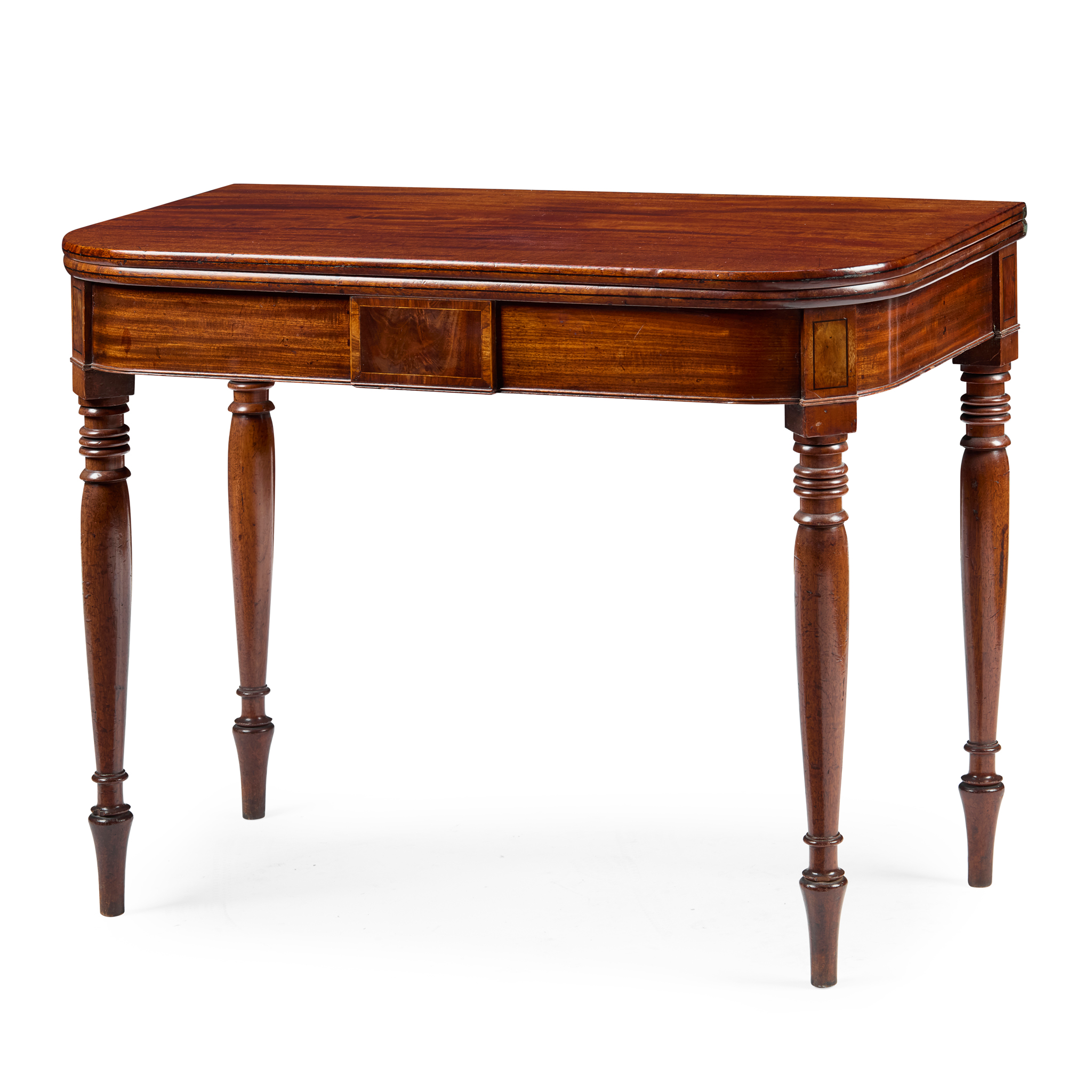 REGENCY MAHOGANY TEA TABLE
