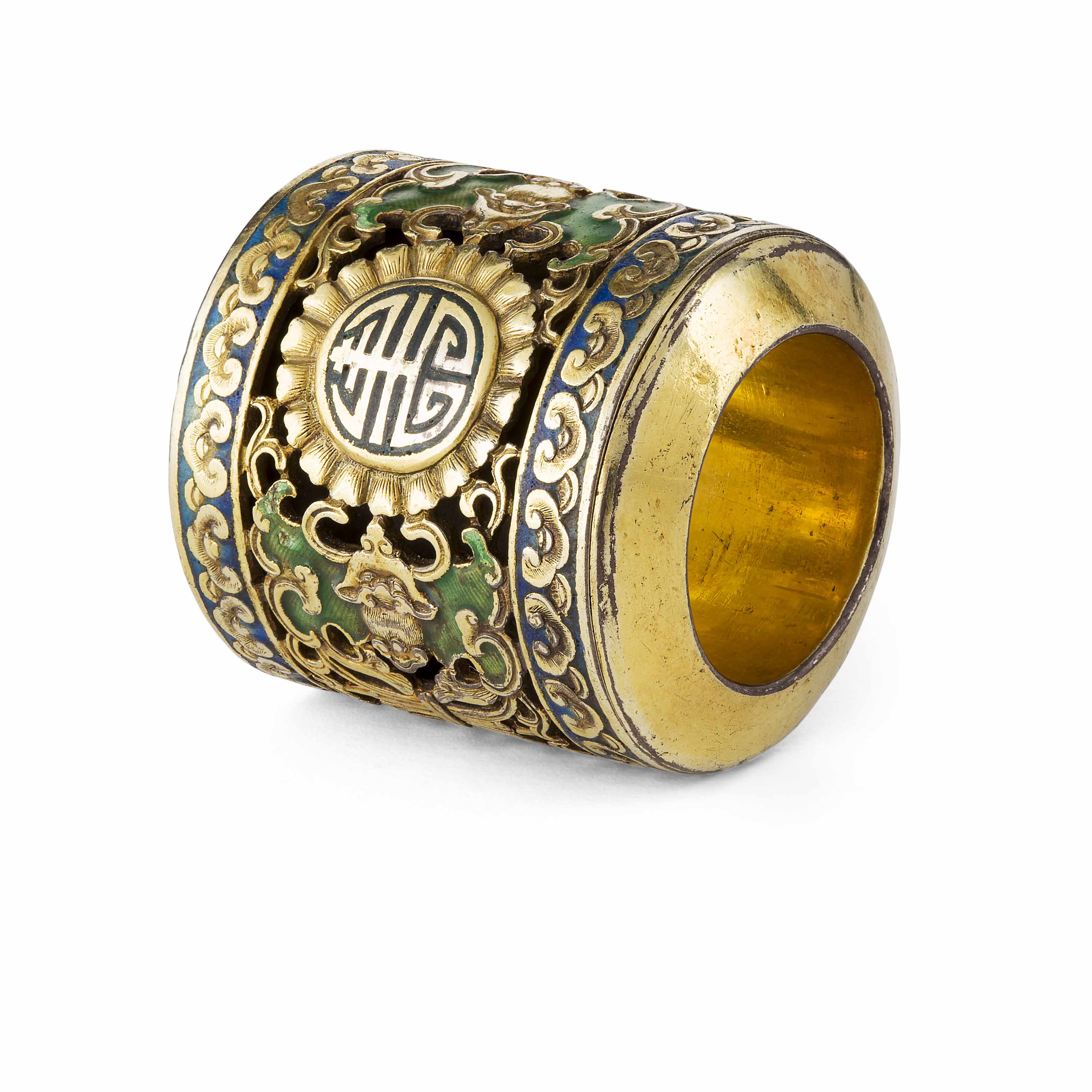 GILT BRONZE THUMB RING