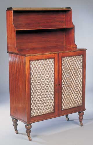 A Regency mahogany chiffonier