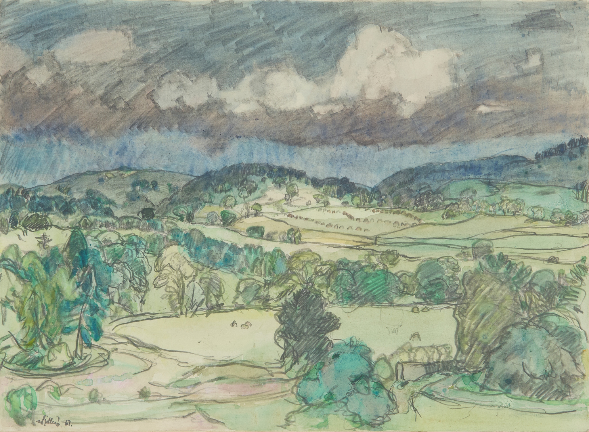 SIR WILLIAM GEORGE GILLIES C.B.E., R.A., R.S.A., P.P.R.S.W., L.L.D. (SCOTTISH 1898-1973)