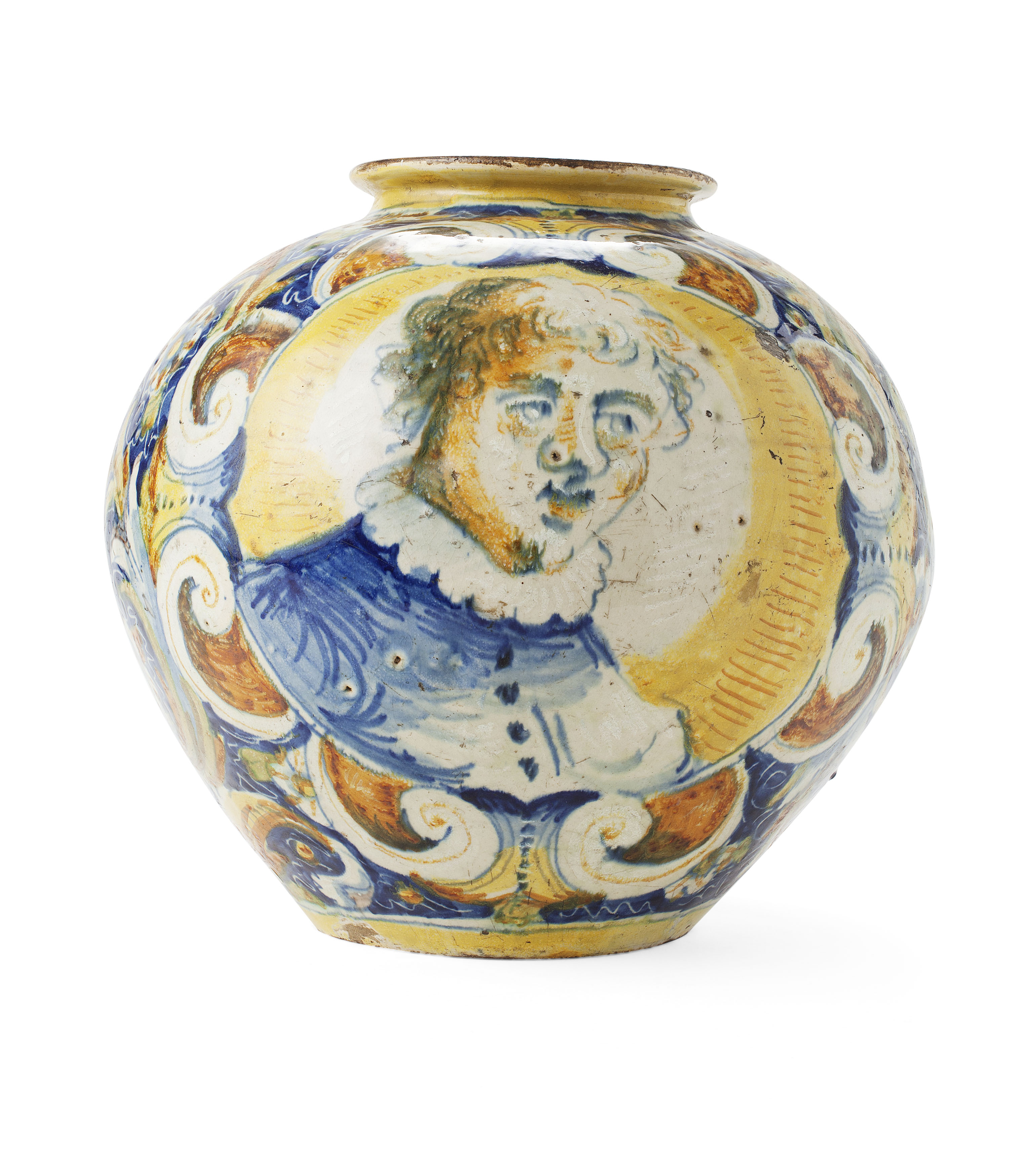 ITALIAN MAIOLICA JAR