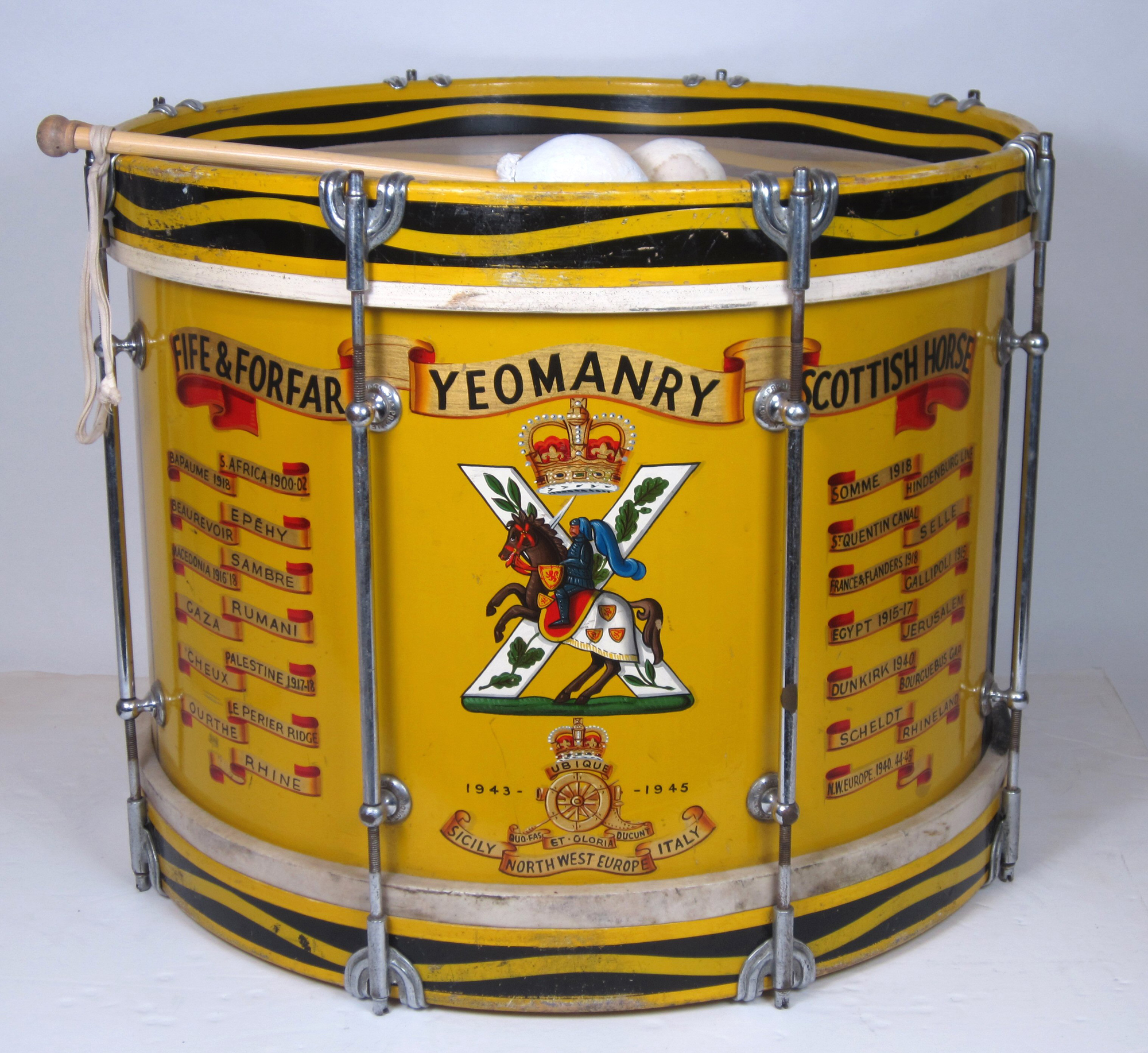 FIFE AND FORFAR YEOMANRY SCOTTISH HORSE DRUM