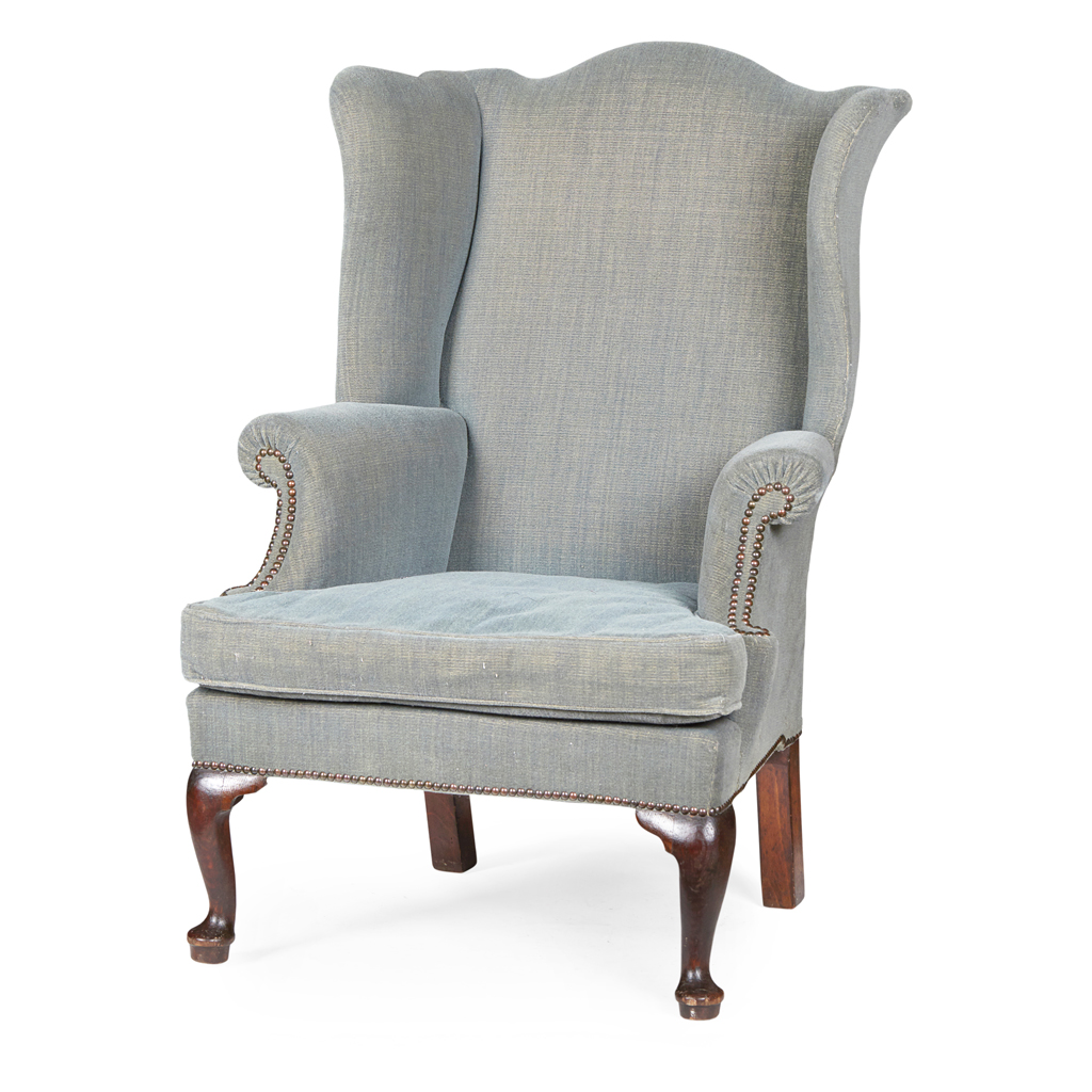 GEORGE III WING BACK ARMCHAIR