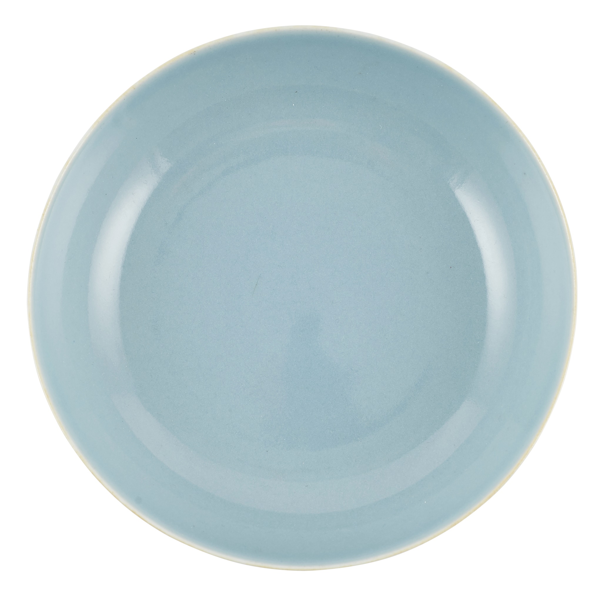 SKY-BLUE-GLAZED DISH