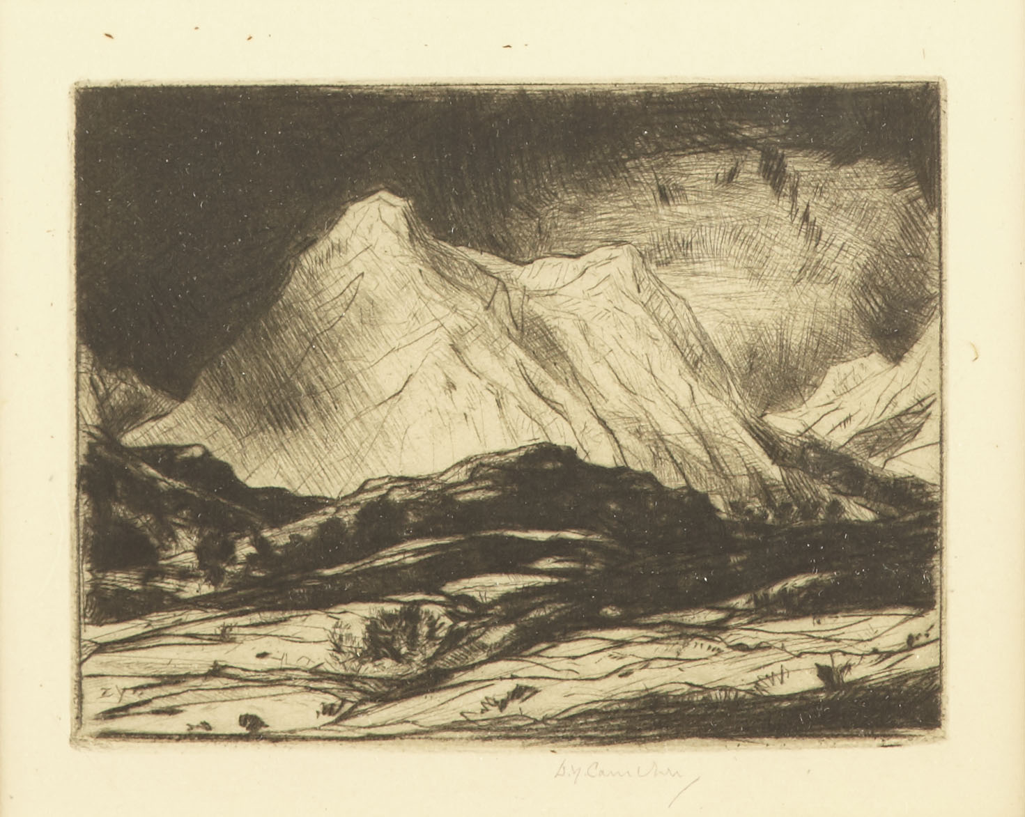 SIR DAVID YOUNG CAMERON R.A., R.S.A., R.W.S., R.S.W., R.E. (SCOTTISH 1865-1945)