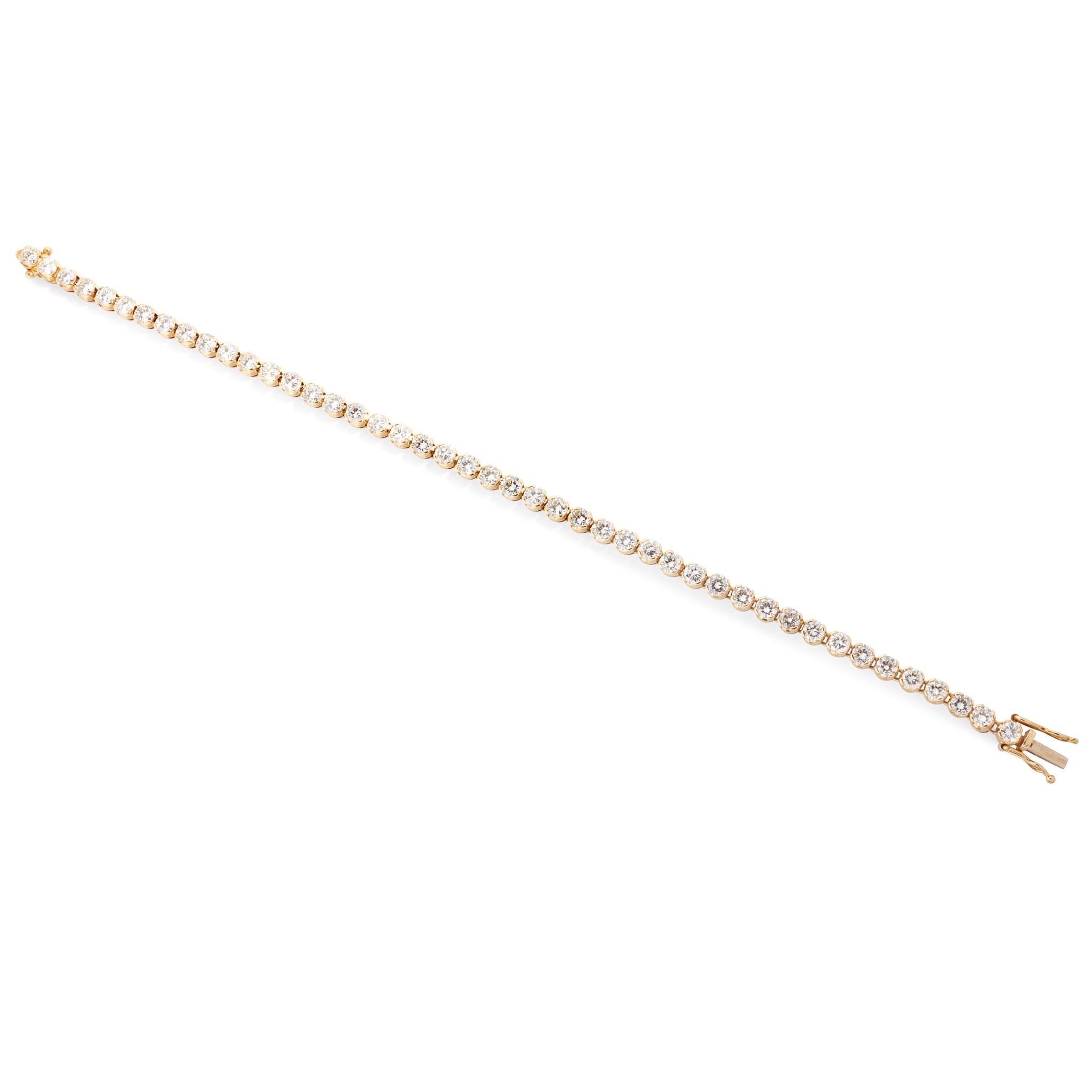 A diamond bracelet
