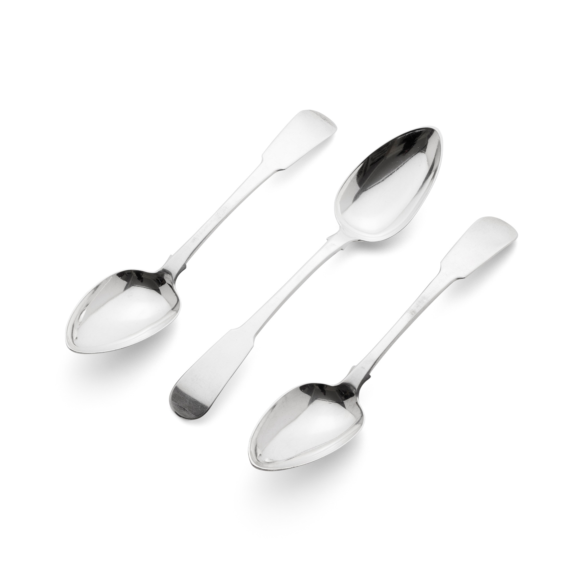 ARBROATH – A SET OF THREE SCOTTISH PROVINCIAL TABLESPOONS