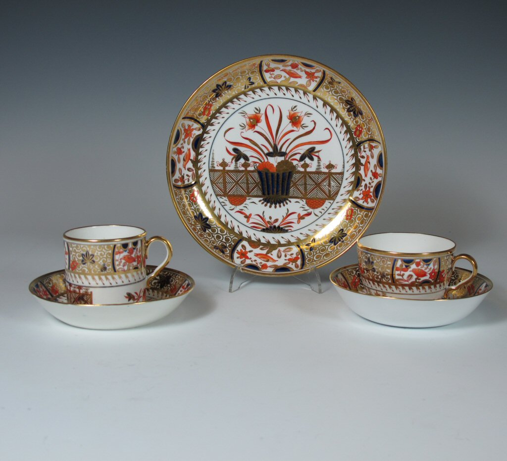 An early 19th century Spode part tea and coffee service