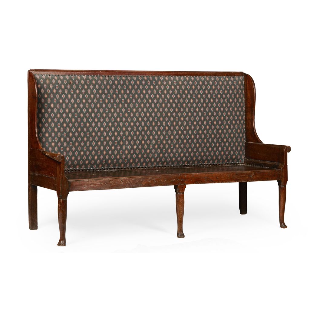 GEORGE II OAK SETTLE