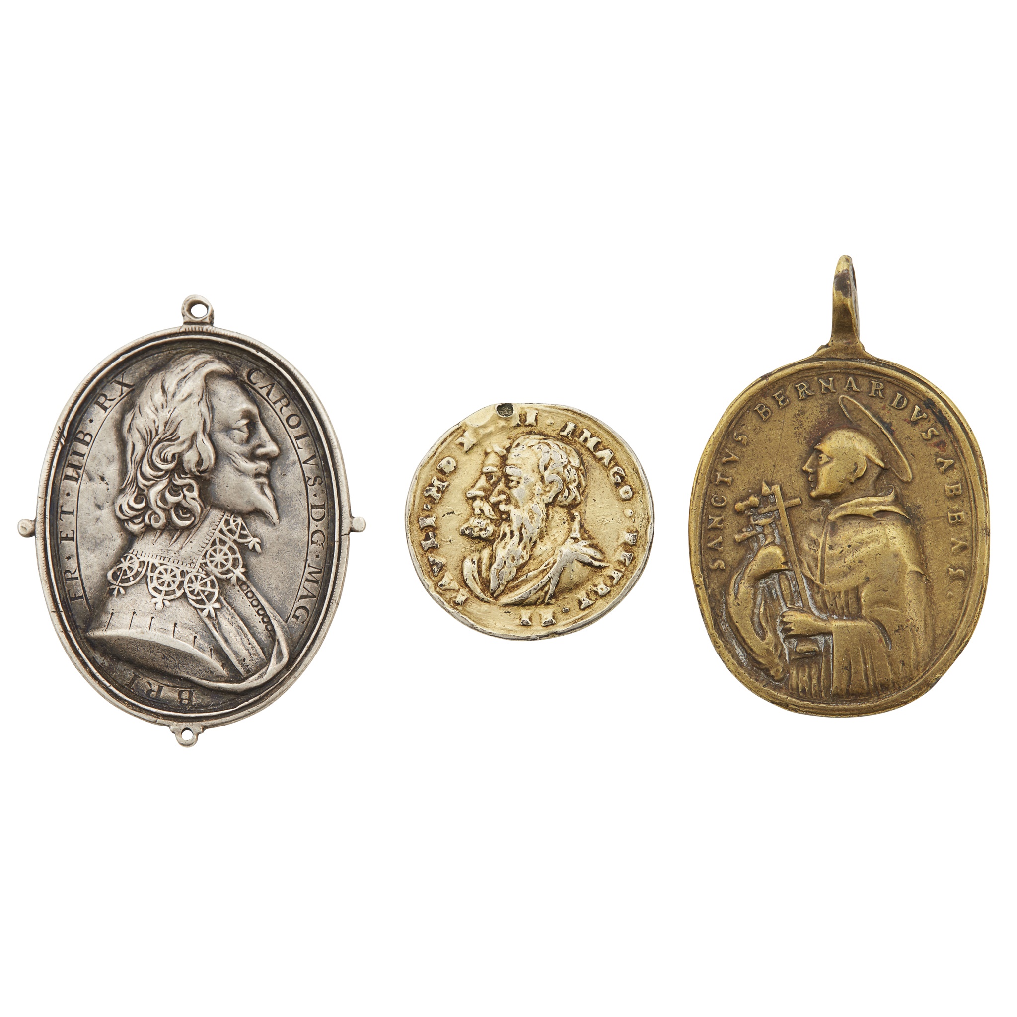 A Charles I Royalist supporter's badge