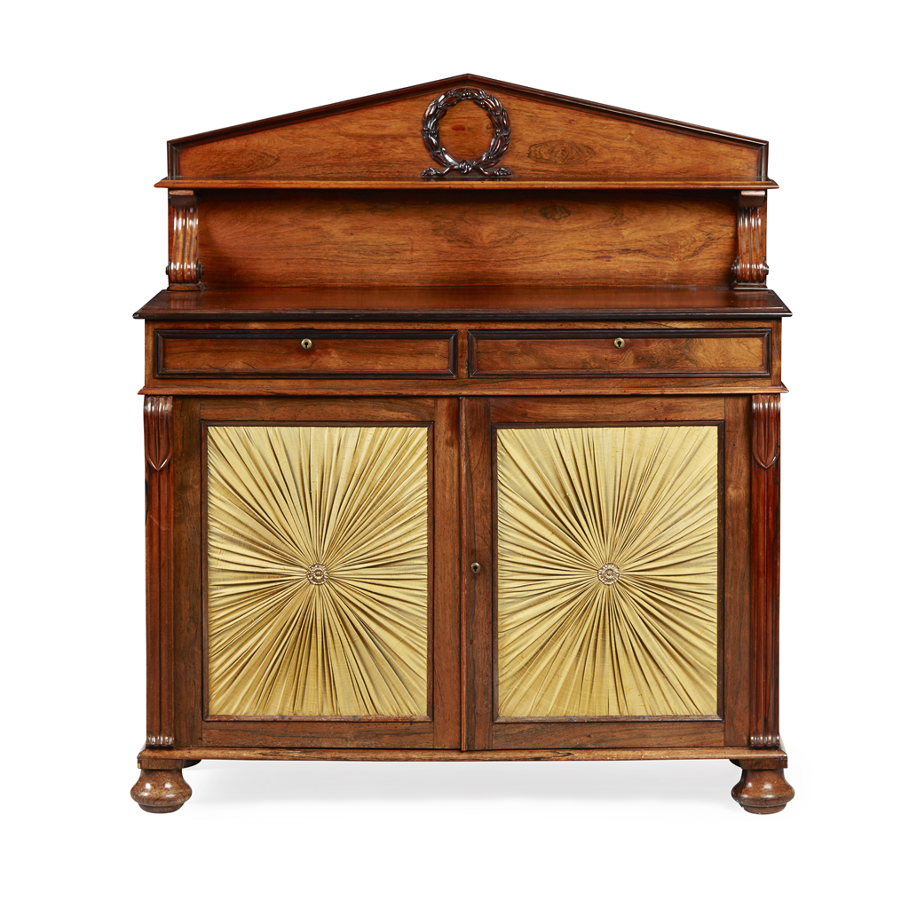 GEORGE IV ROSEWOOD CHIFFONIER
