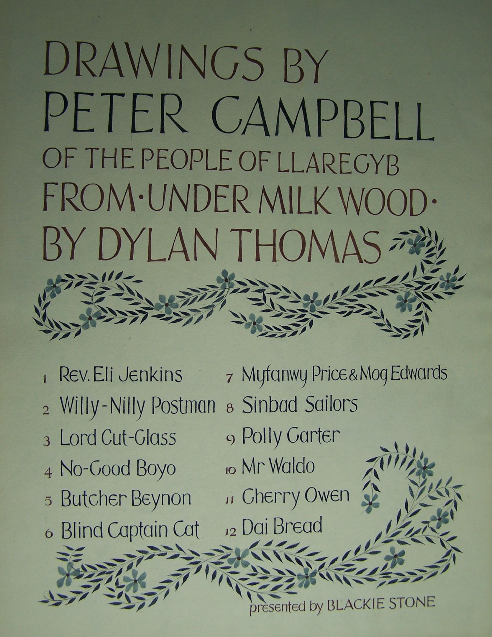 Campbell, Peter - Dylan Thomas