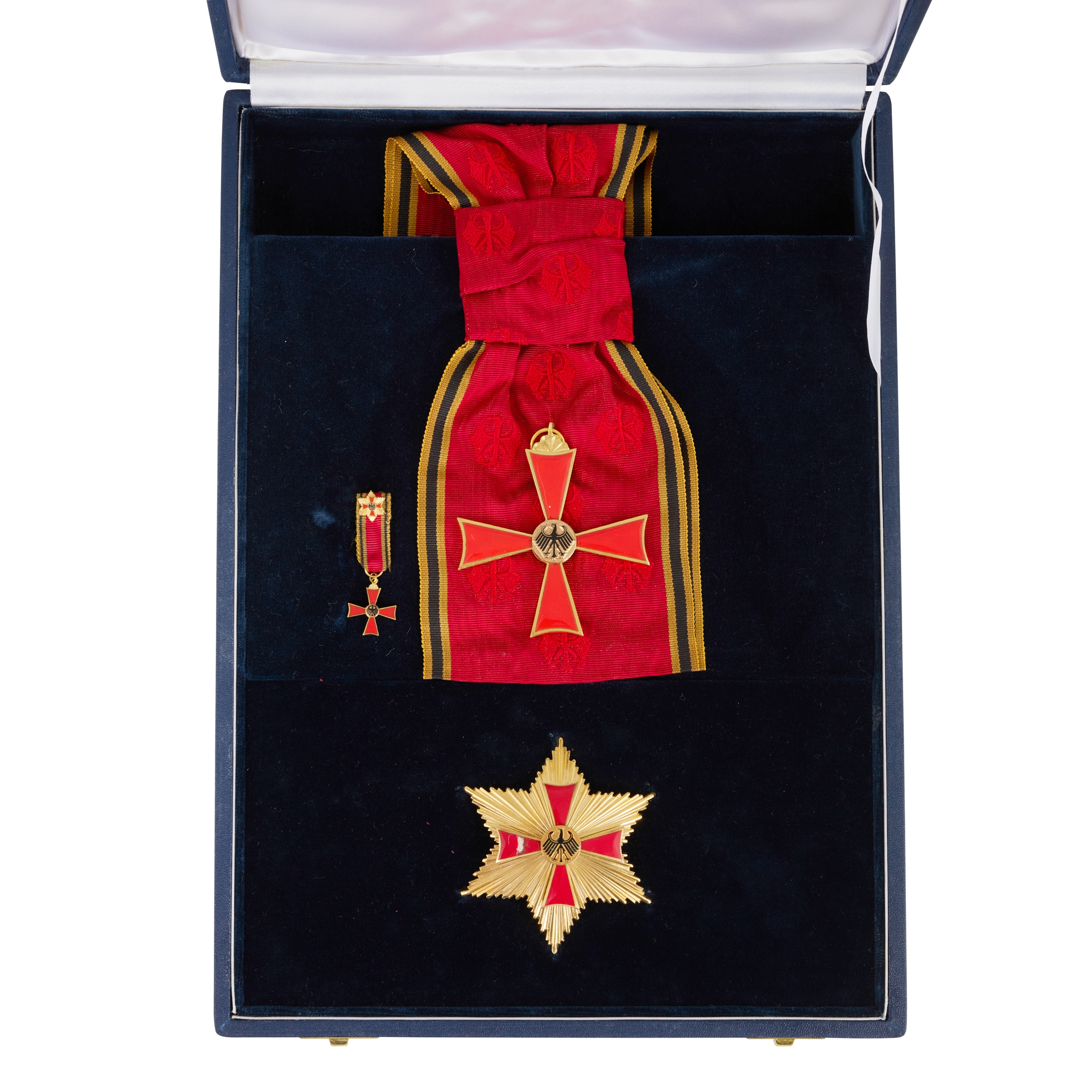 GERMANY – A CASED ORDER FEDERAL REPUBLIC OF GERMANY, GREAT CROSS OF MERIT WITH STAR