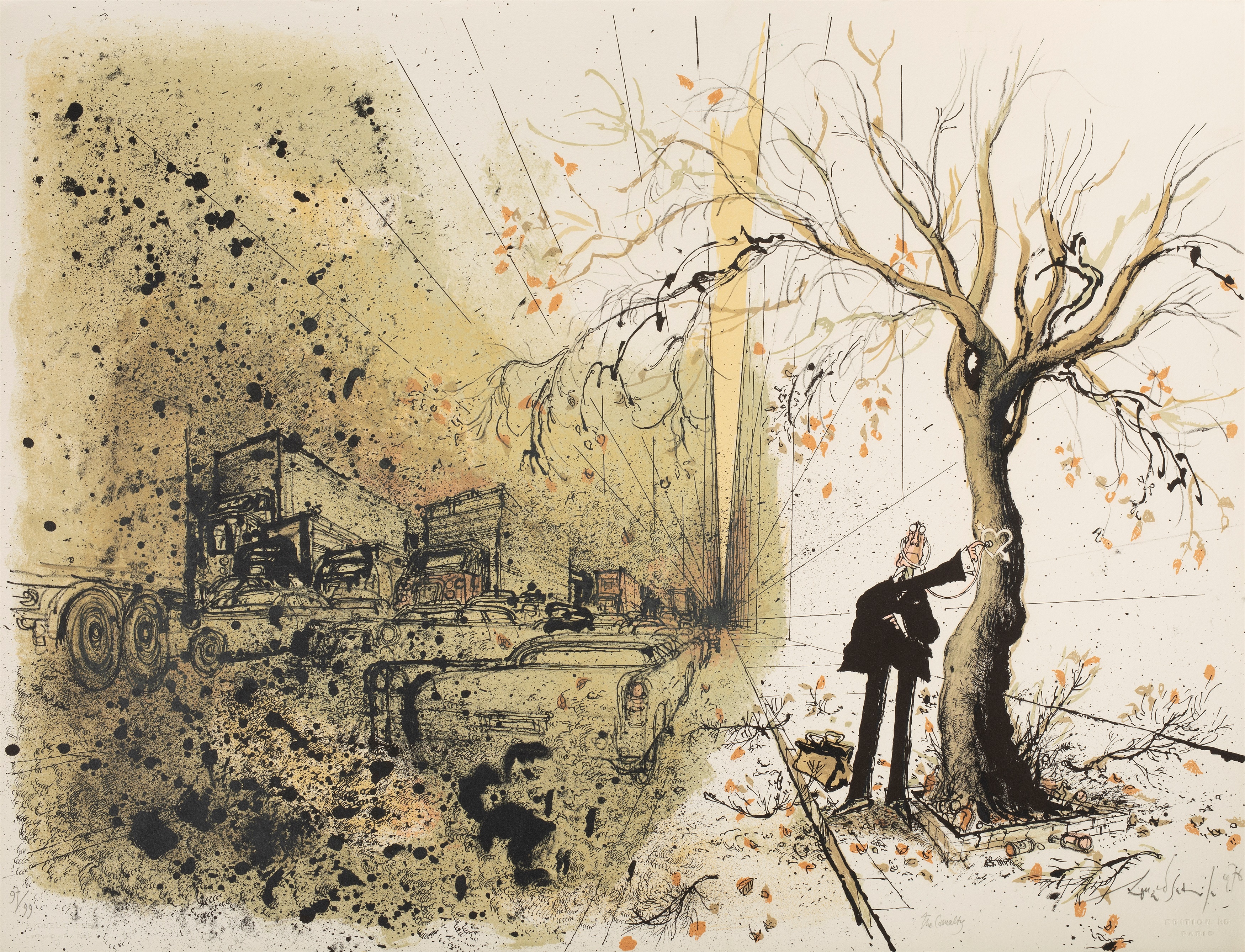 Ronald Searle C.B.E. R.D.I. (British 1920-2011)