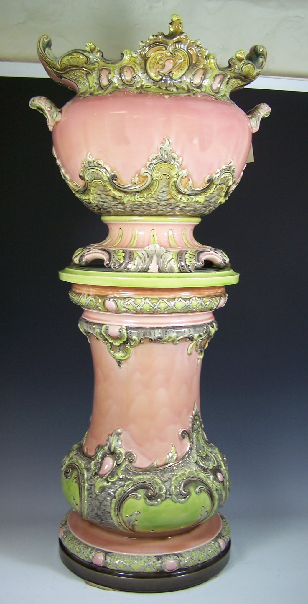 A Victorian jardiniere and stand,