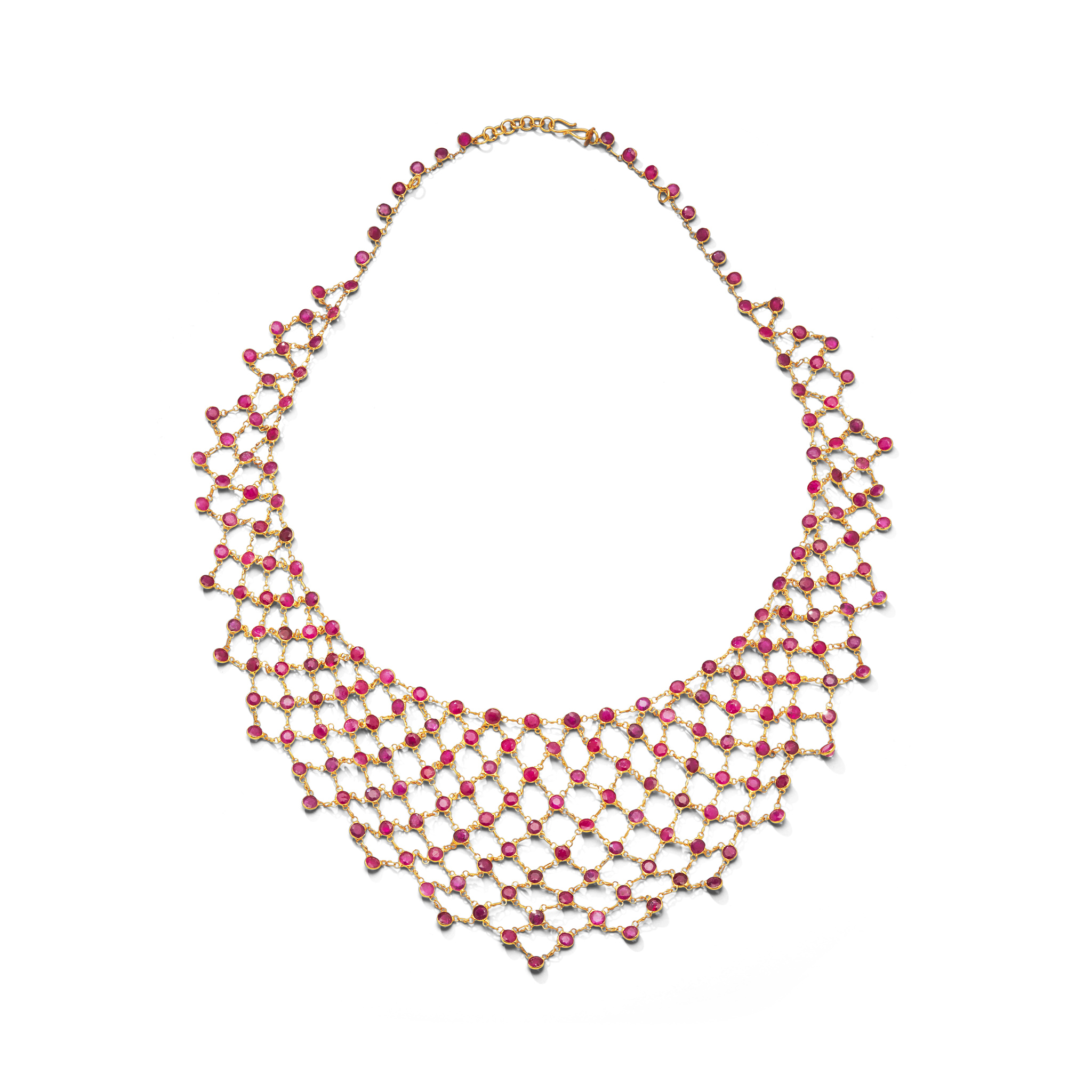 A ruby necklace