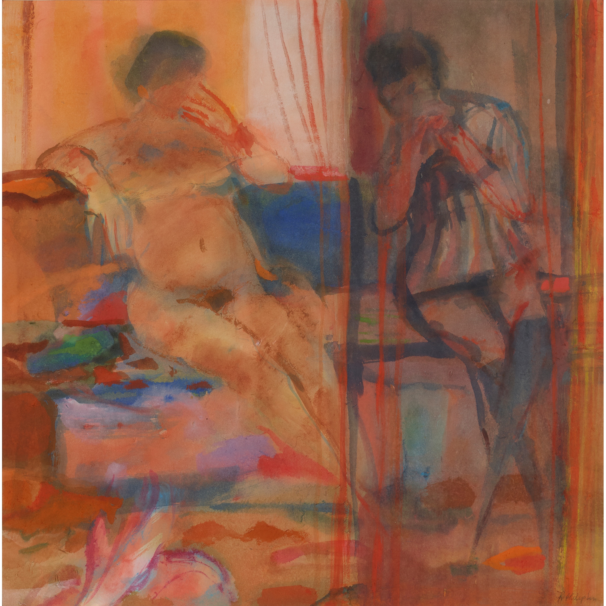 SIR ROBIN PHILIPSON R.A., P.R.S.A., F.R.S.A., R.S.W., R.G.I., D.Litt., L.L.D. (SCOTTISH 1916-1992)