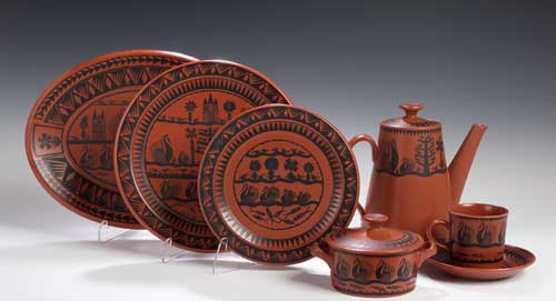 A Royal Worcester part tea, coffee and dinner service