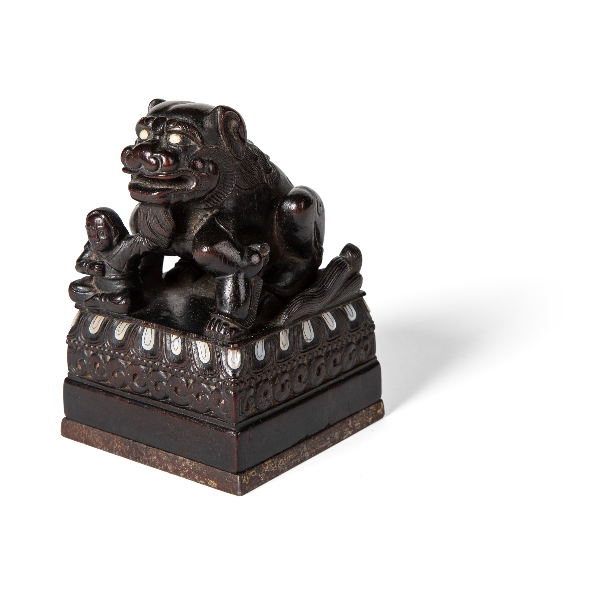 MOTHER-OF-PEARL INLAID ZITAN SEAL