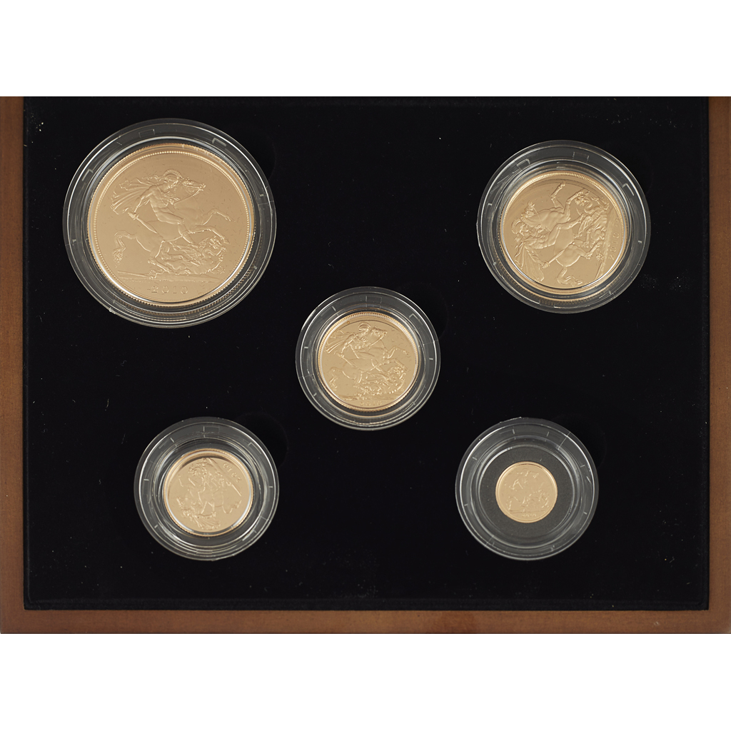 GB - A cased gold proof sovereign set