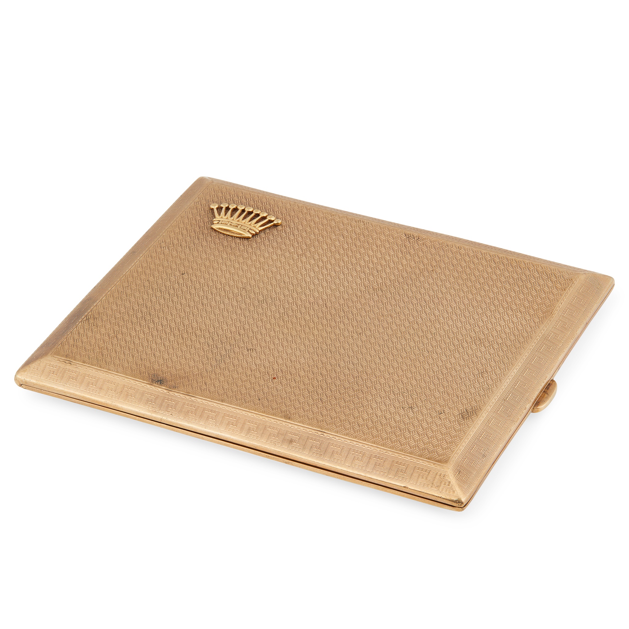 A George V 9ct gold cigarette case