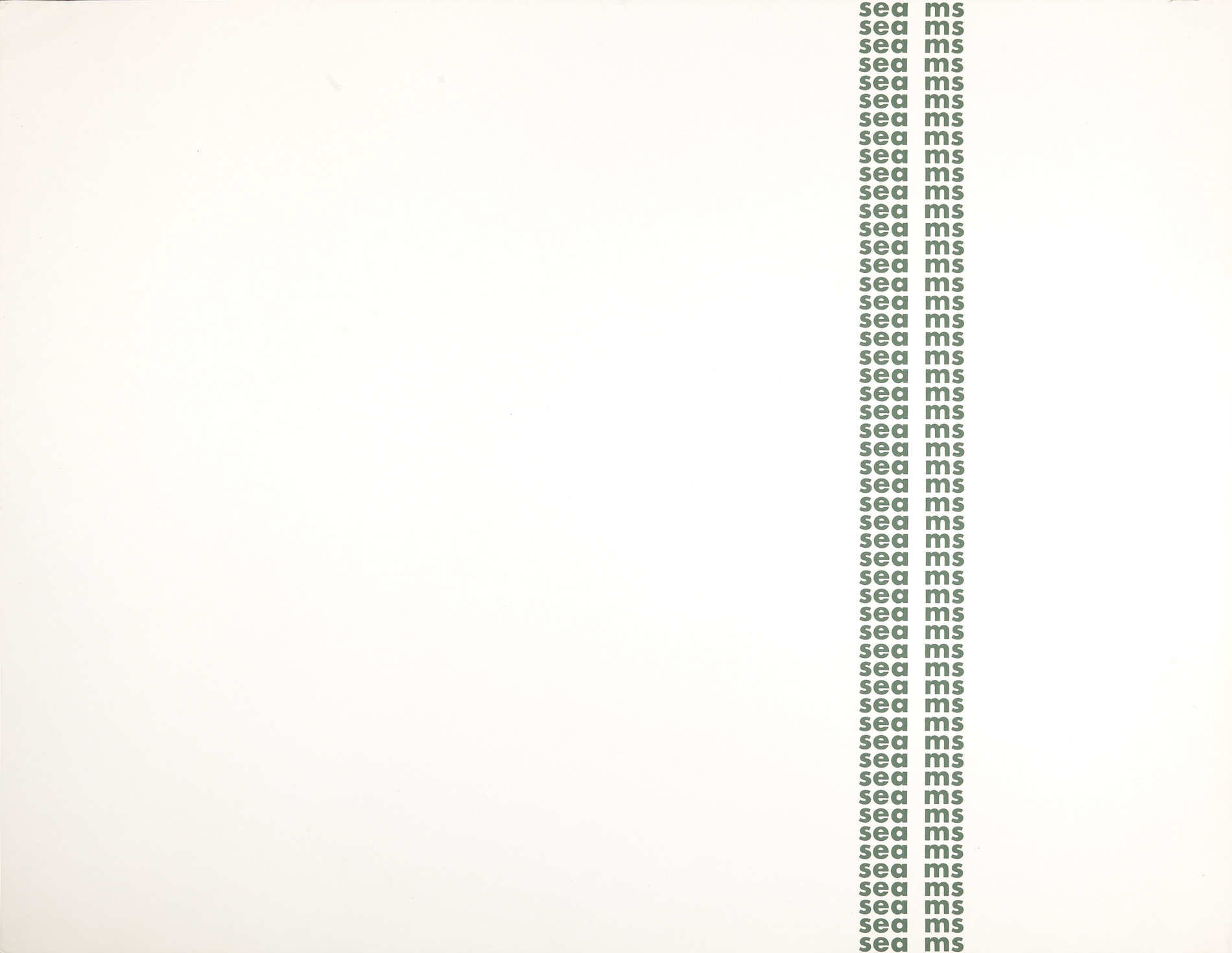 IAN HAMILTON FINLAY (SCOTTISH 1925-2006)