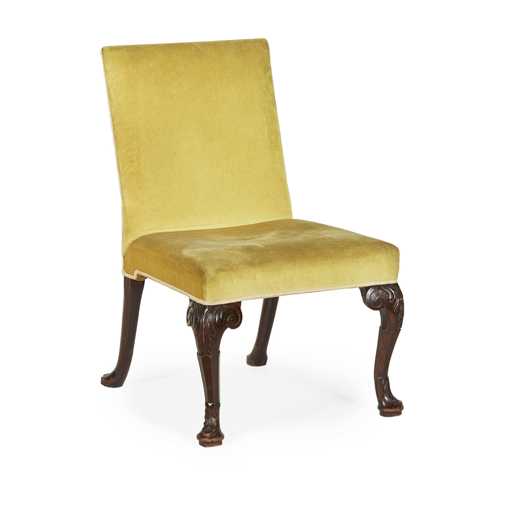 GEORGE II UPHOLSTERED SIDE CHAIR