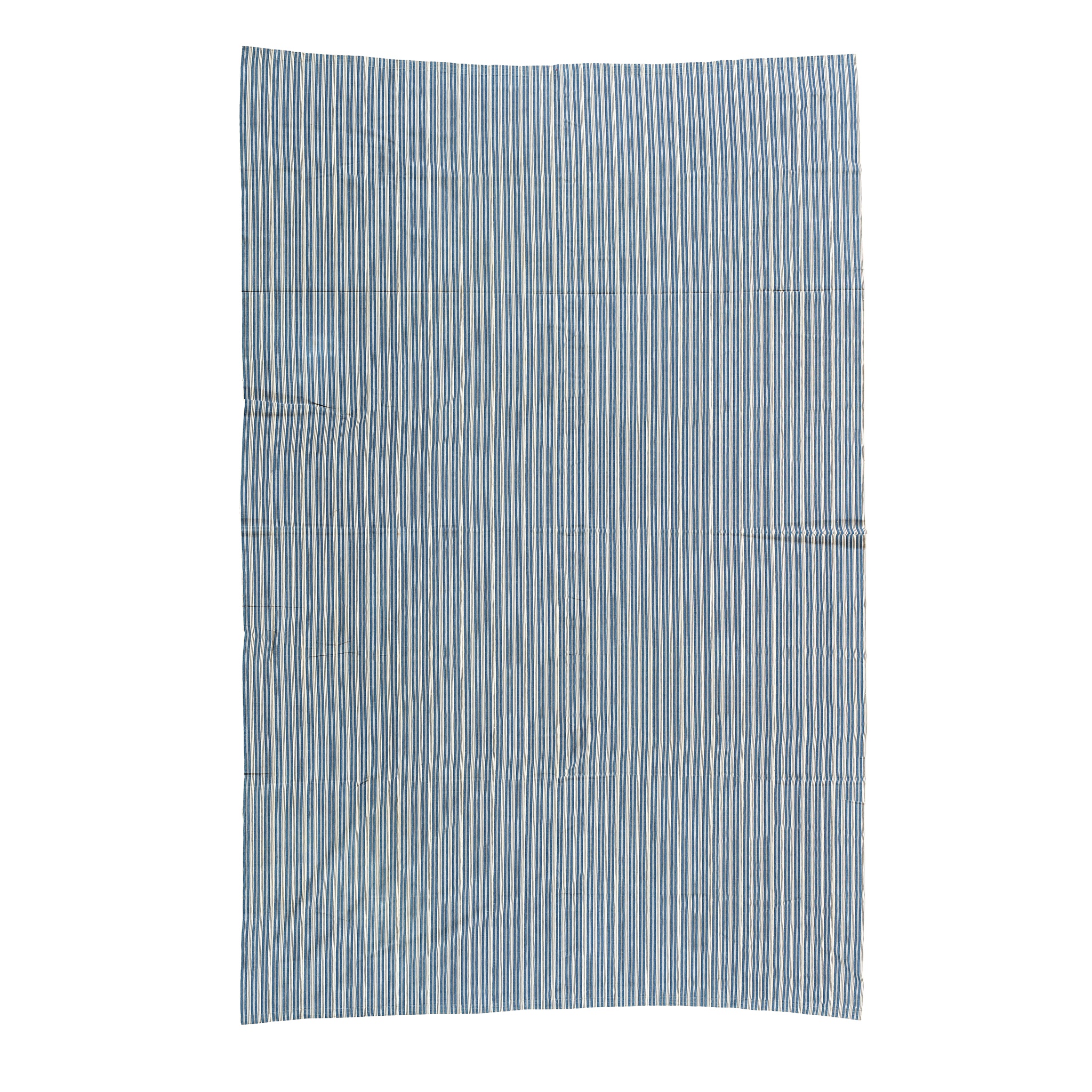 GROUP OF FIVE INDIGO TEXTILES