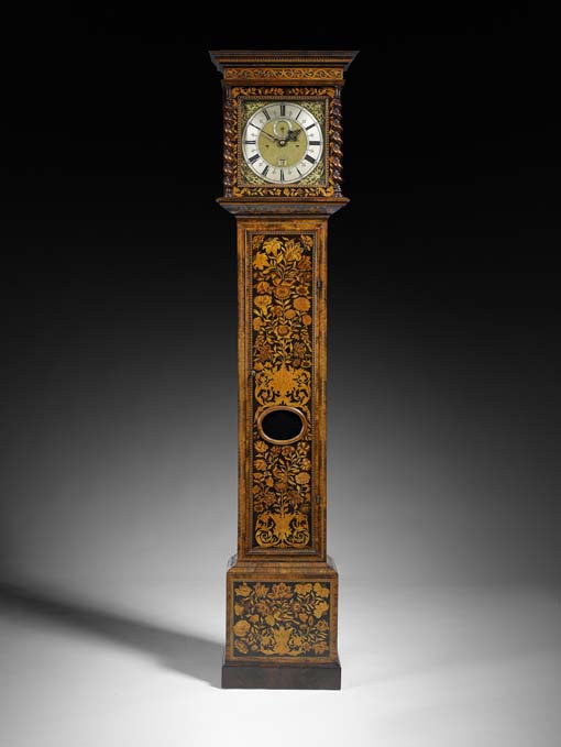 A good late 17th century walnut and floral marquetry month-going longcase clock By Henry Mereman of London ALTERATION TO ESTIMATE