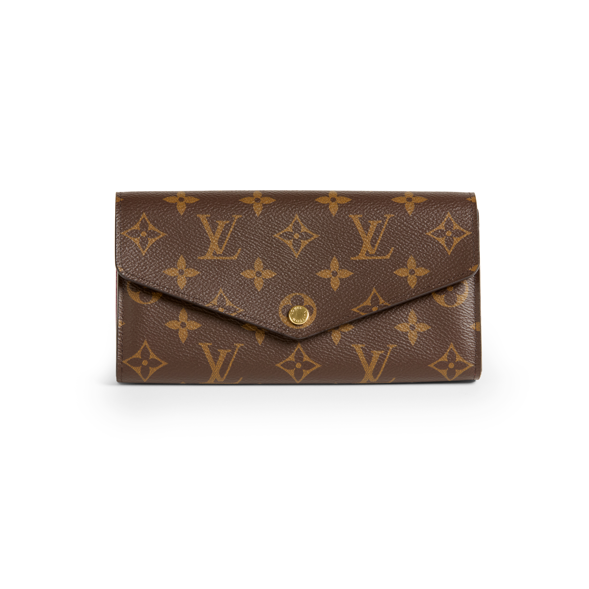Louis Vuitton: A Monogram Fuchsia Coated Canvas Long Wallet