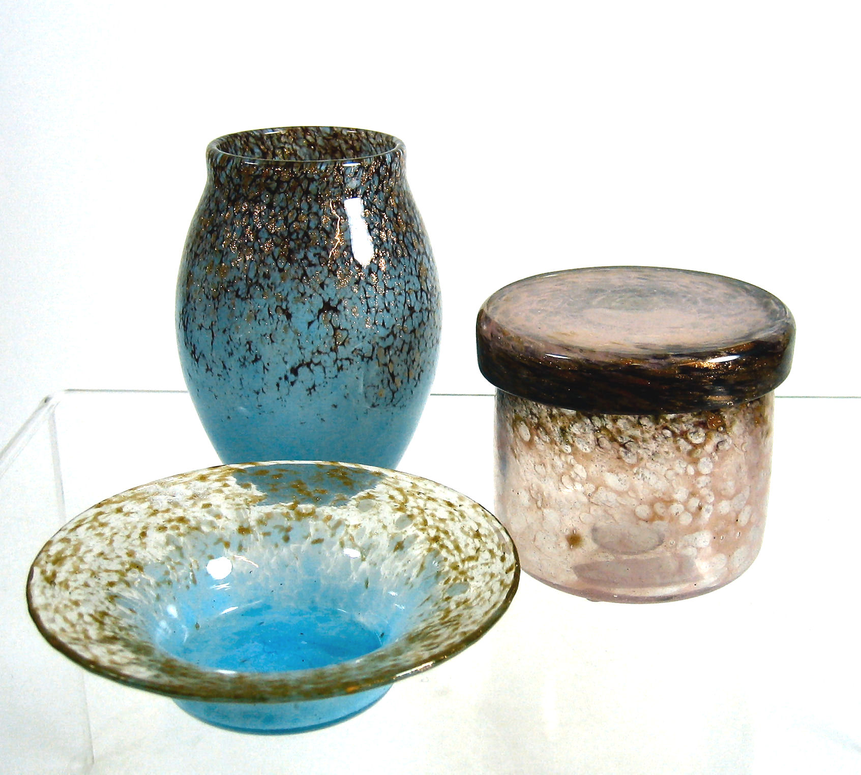 A Monart glass vase,