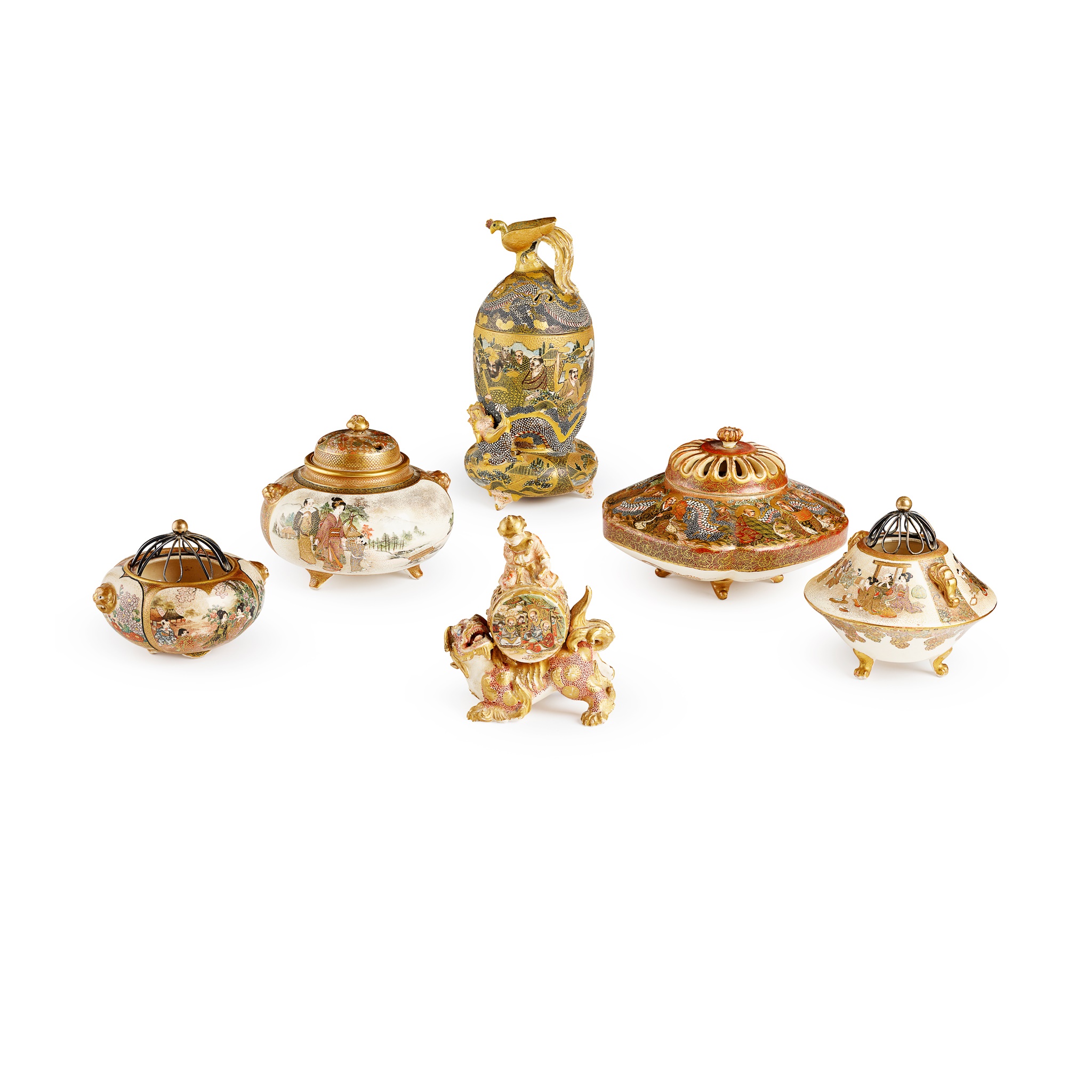 GROUP OF SIX SATSUMA KORO