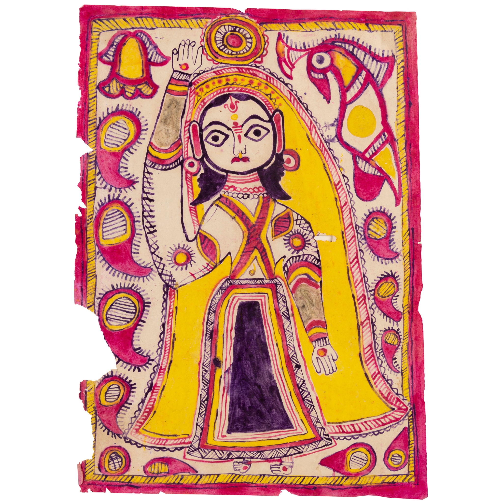 ‘BRIDE WITH PARROT’ BY A MAITHIL KAYASTH WOMAN