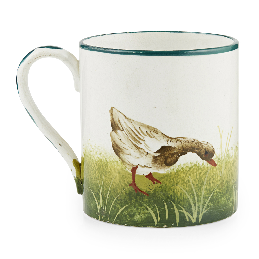 A SMALL WEMYSS WARE MUG