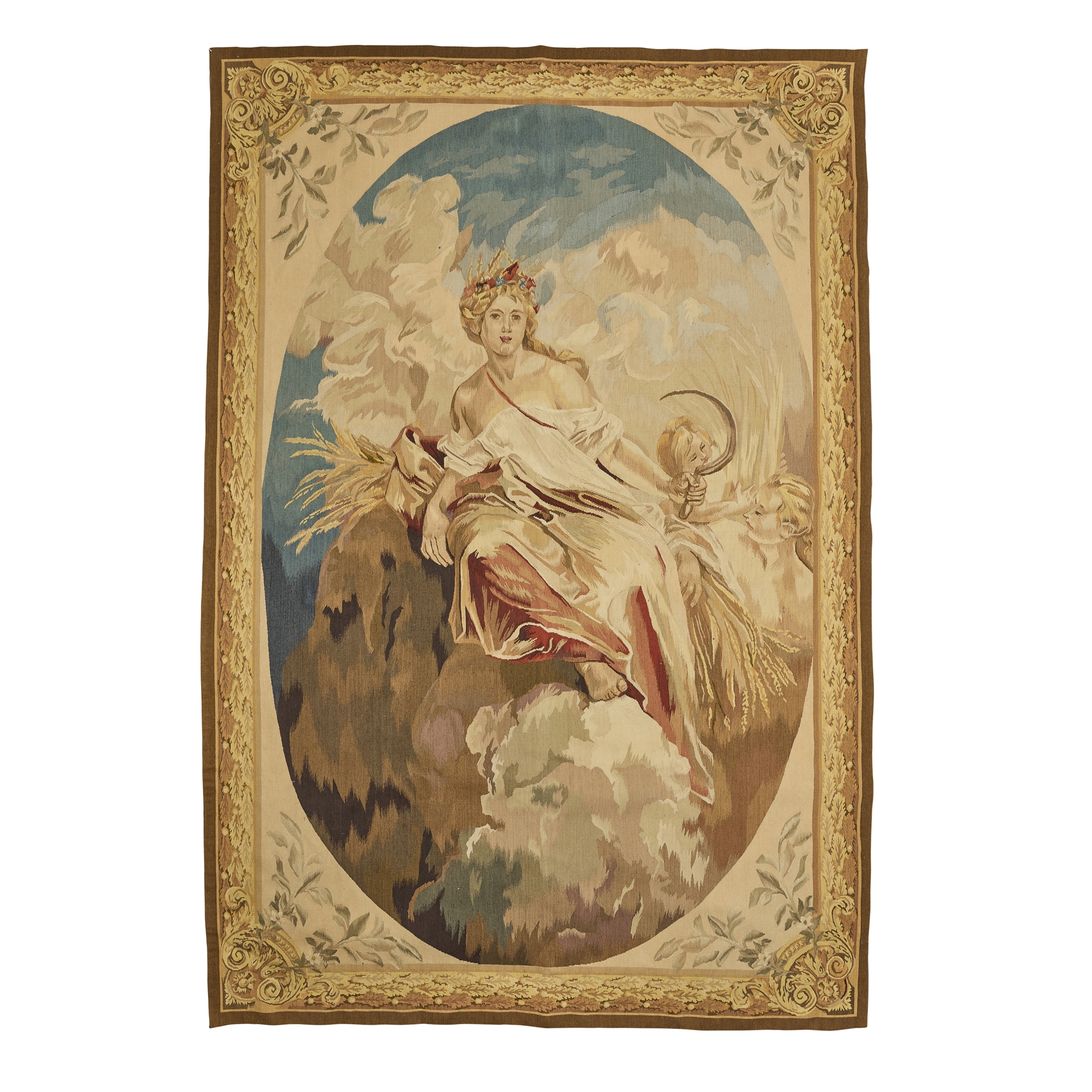 FRENCH AUBUSSON TAPESTRY PANEL