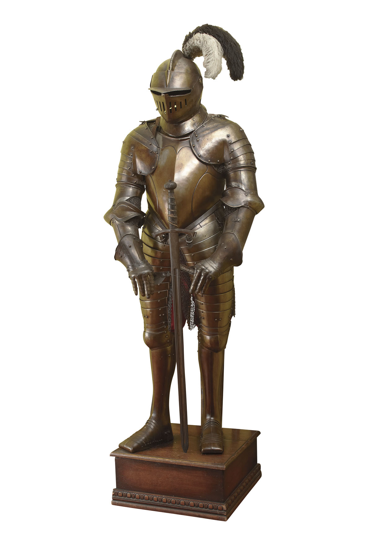 COMPOSED GERMAN CUIRASSIER ARMOUR