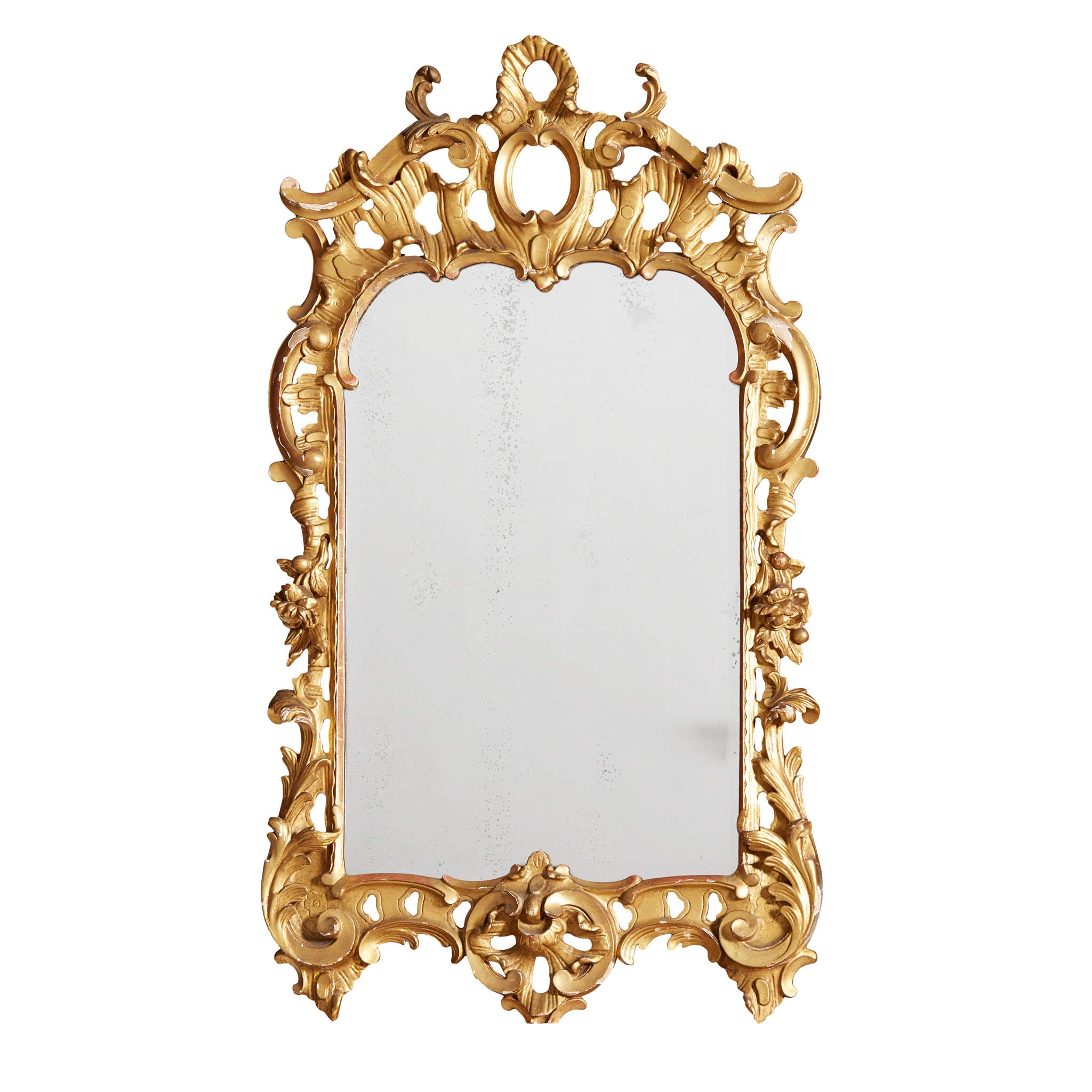 GEORGIAN GILTWOOD WALL MIRROR