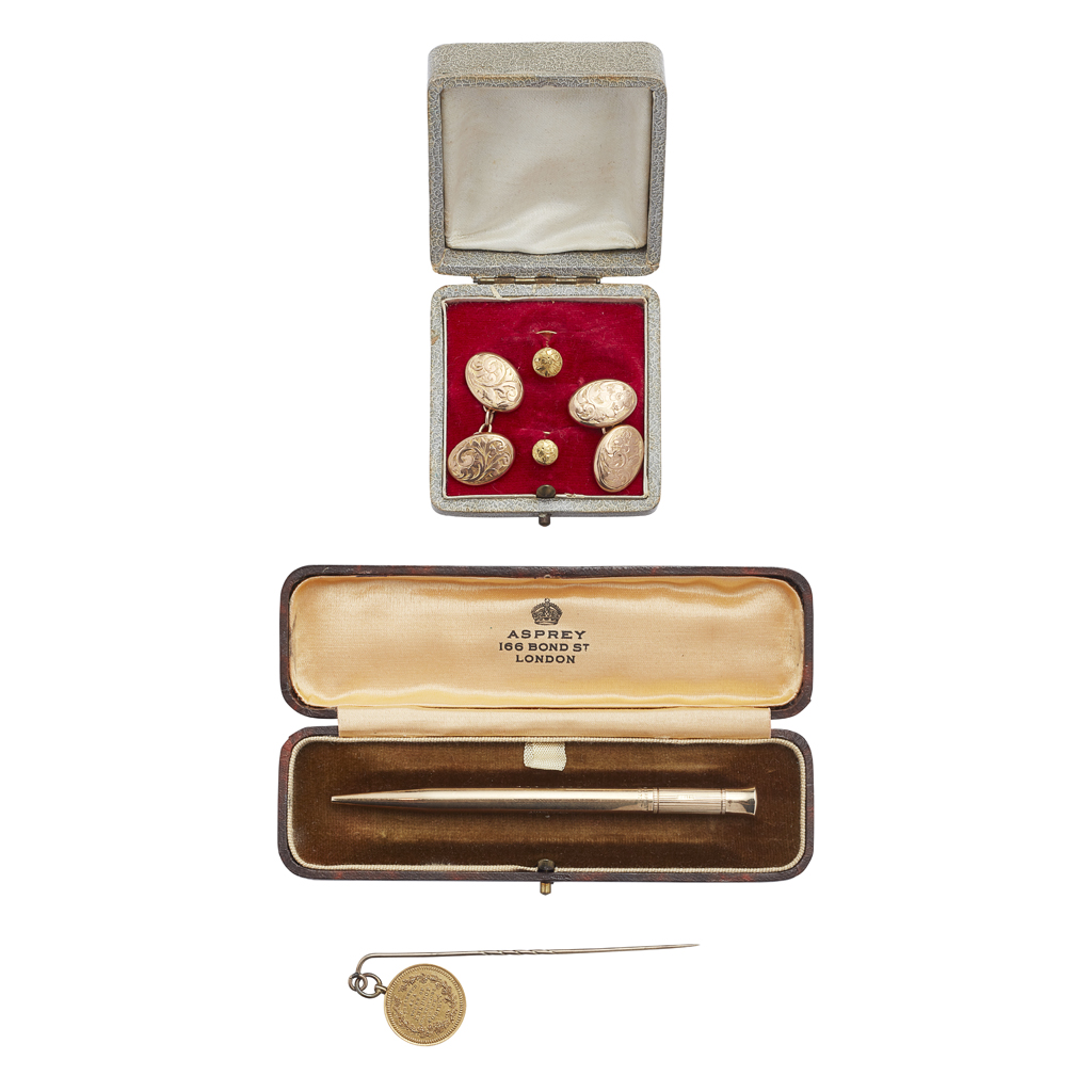 A 9ct gold propelling pencil, Sampson Morden