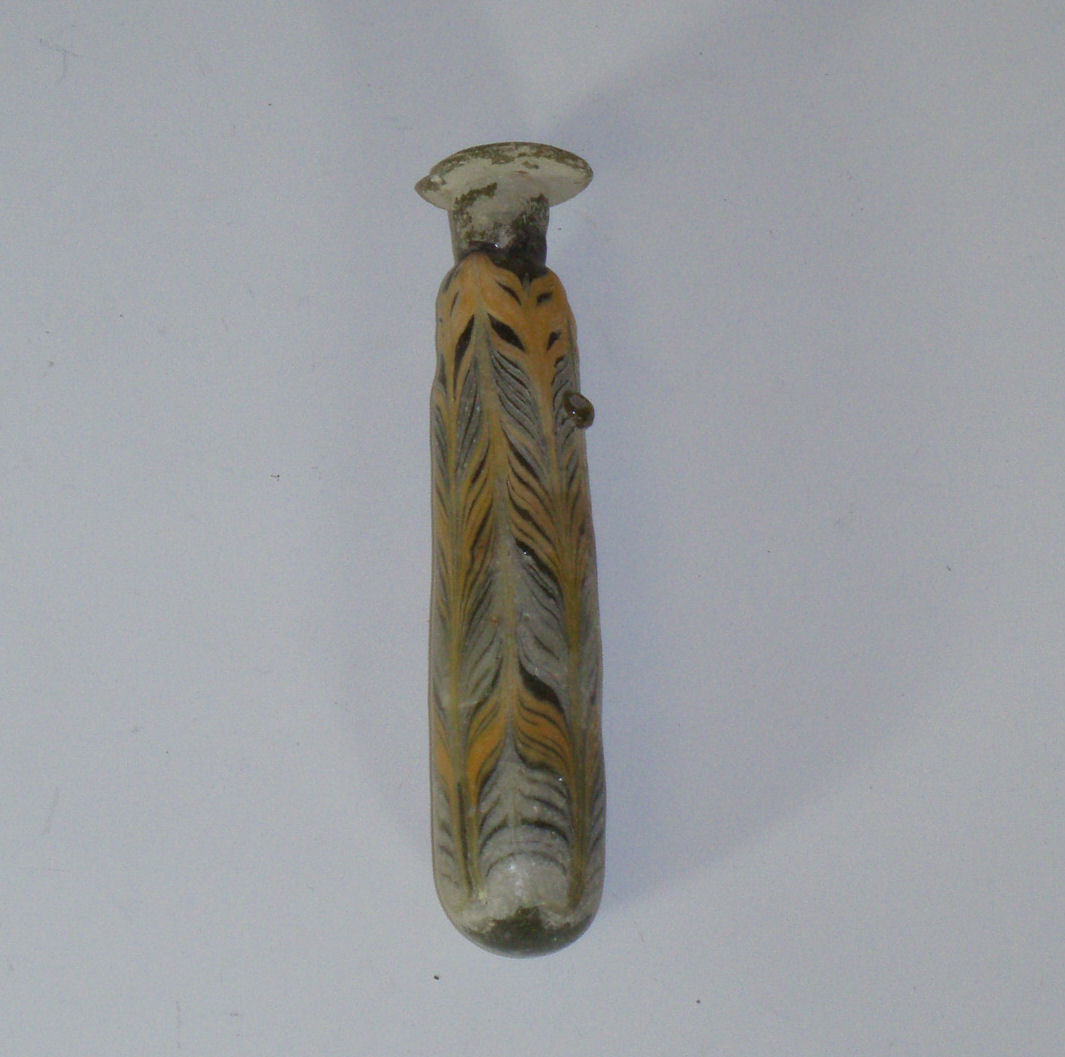 A Greek core-formed alabastron, mid 6th-4th centuries B.C.