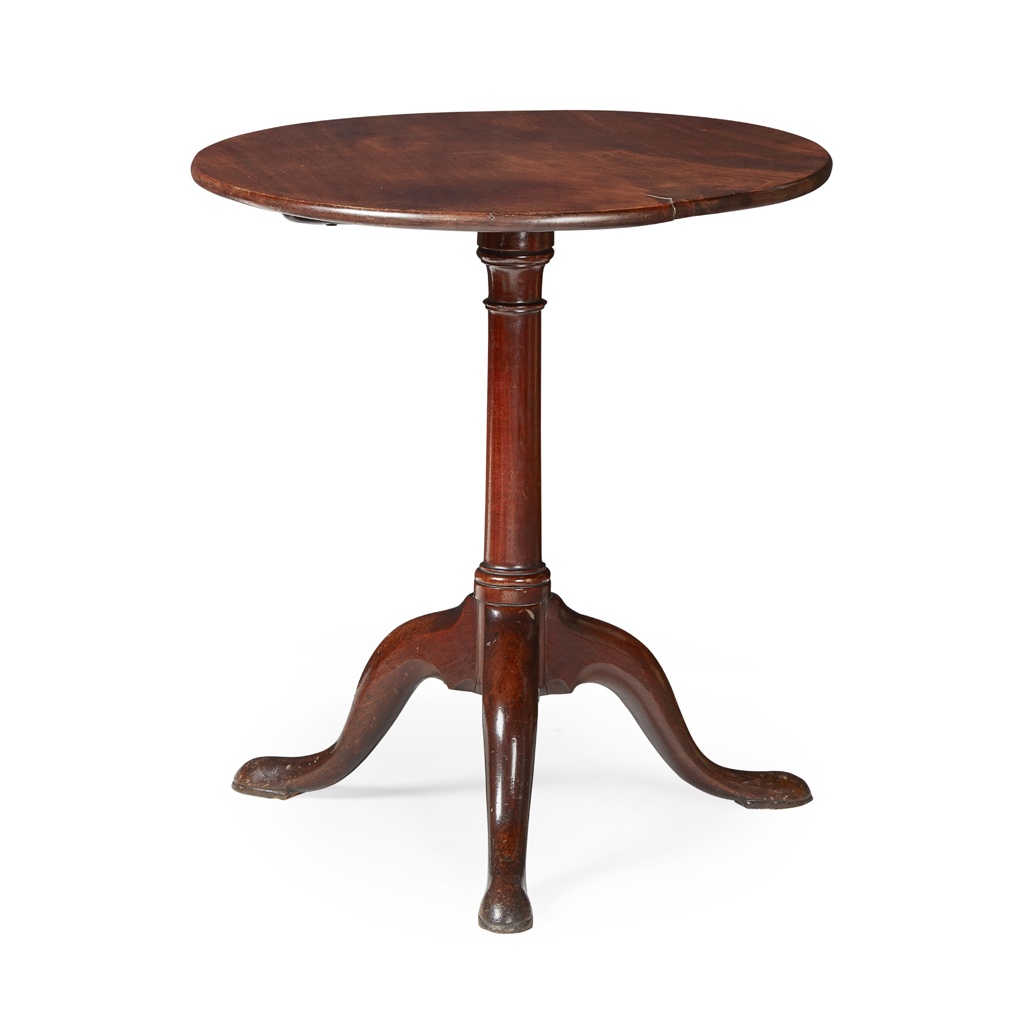 GEORGE III MAHOGANY TRIPOD TABLE