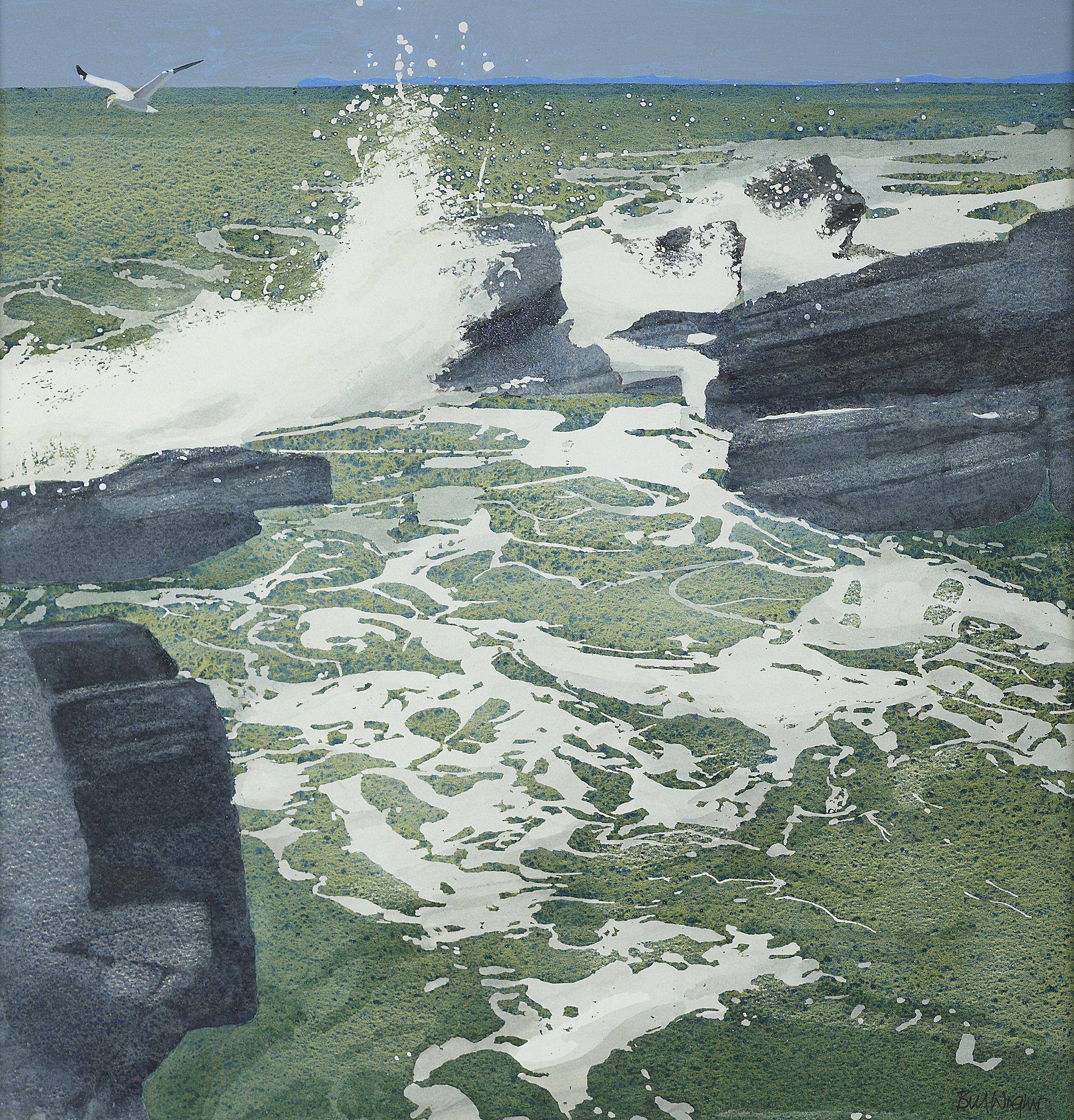 BILL WRIGHT R.S.W (SCOTTISH B.1931)