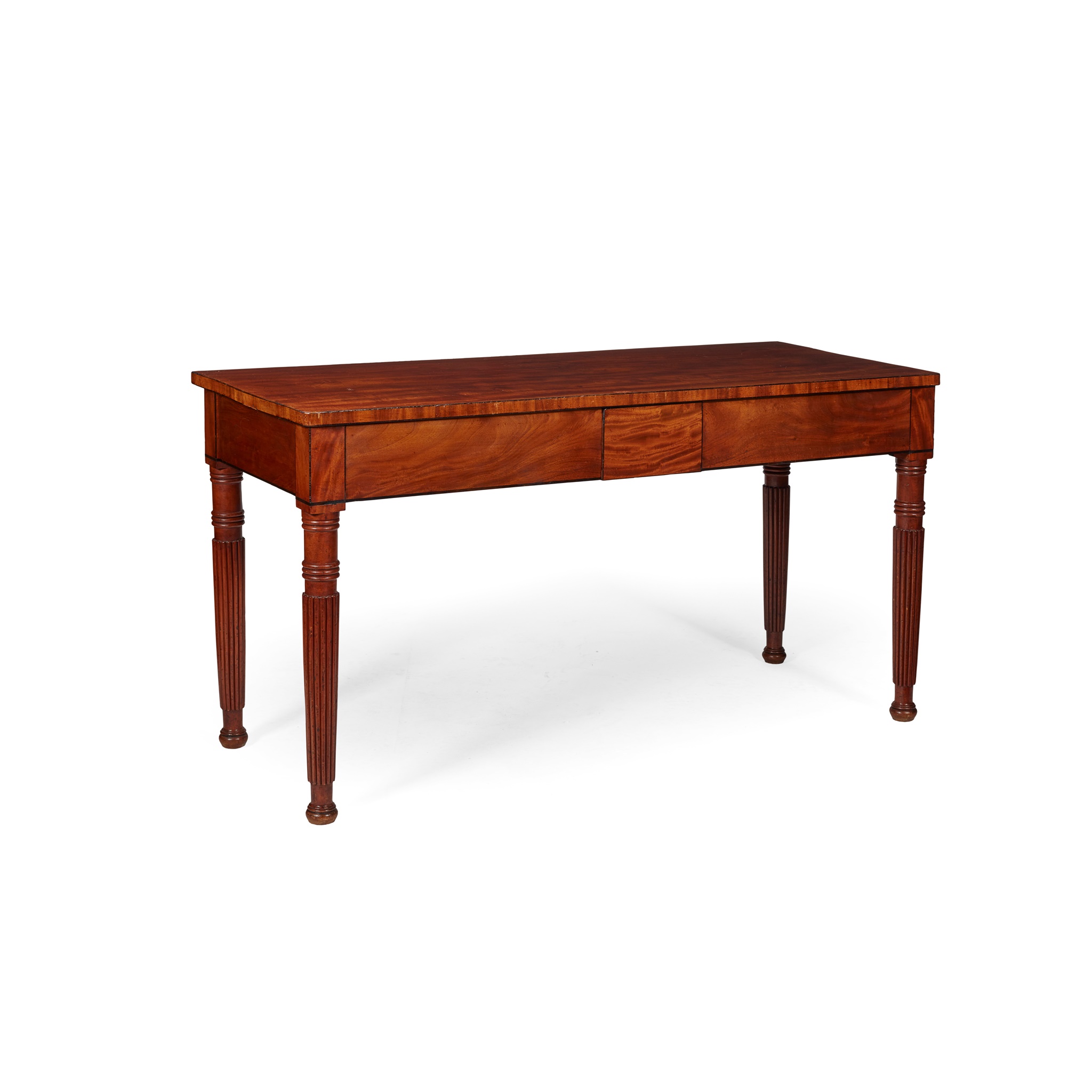 REGENCY MAHOGANY AND EBONY SERVING TABLE