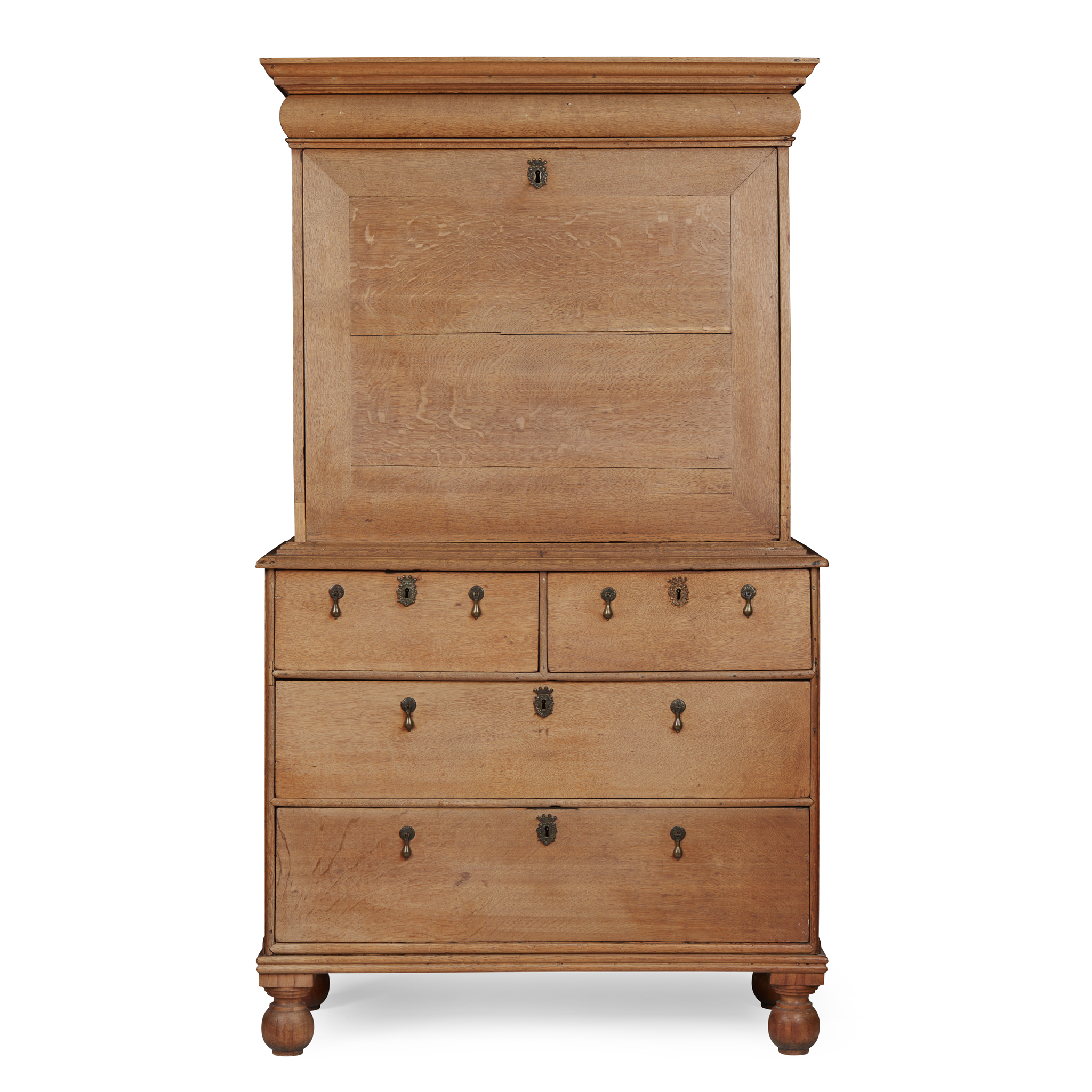 GEORGE I OAK FALL FRONT SECRETAIRE