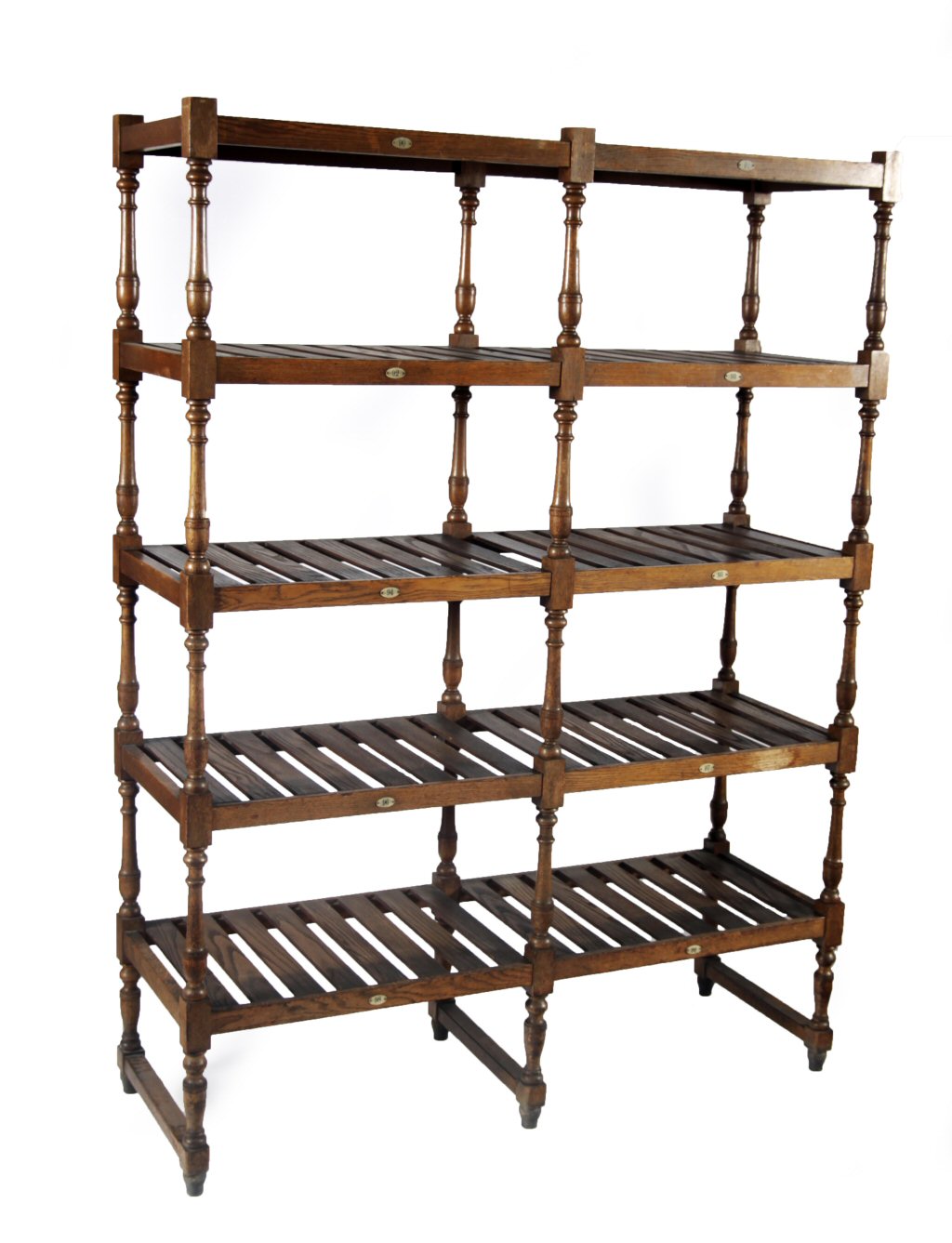 OAK FIVE TIER DEED RACK