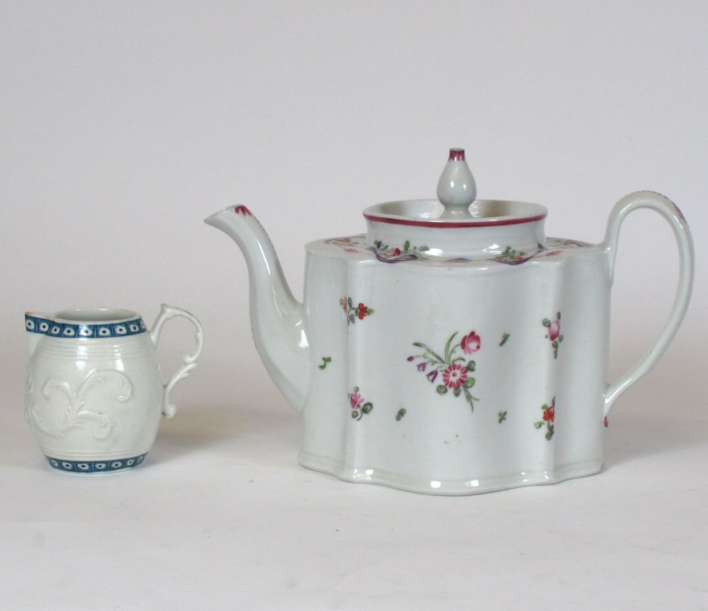 NEWHALL PORCELAIN TEAPOT AND COVER