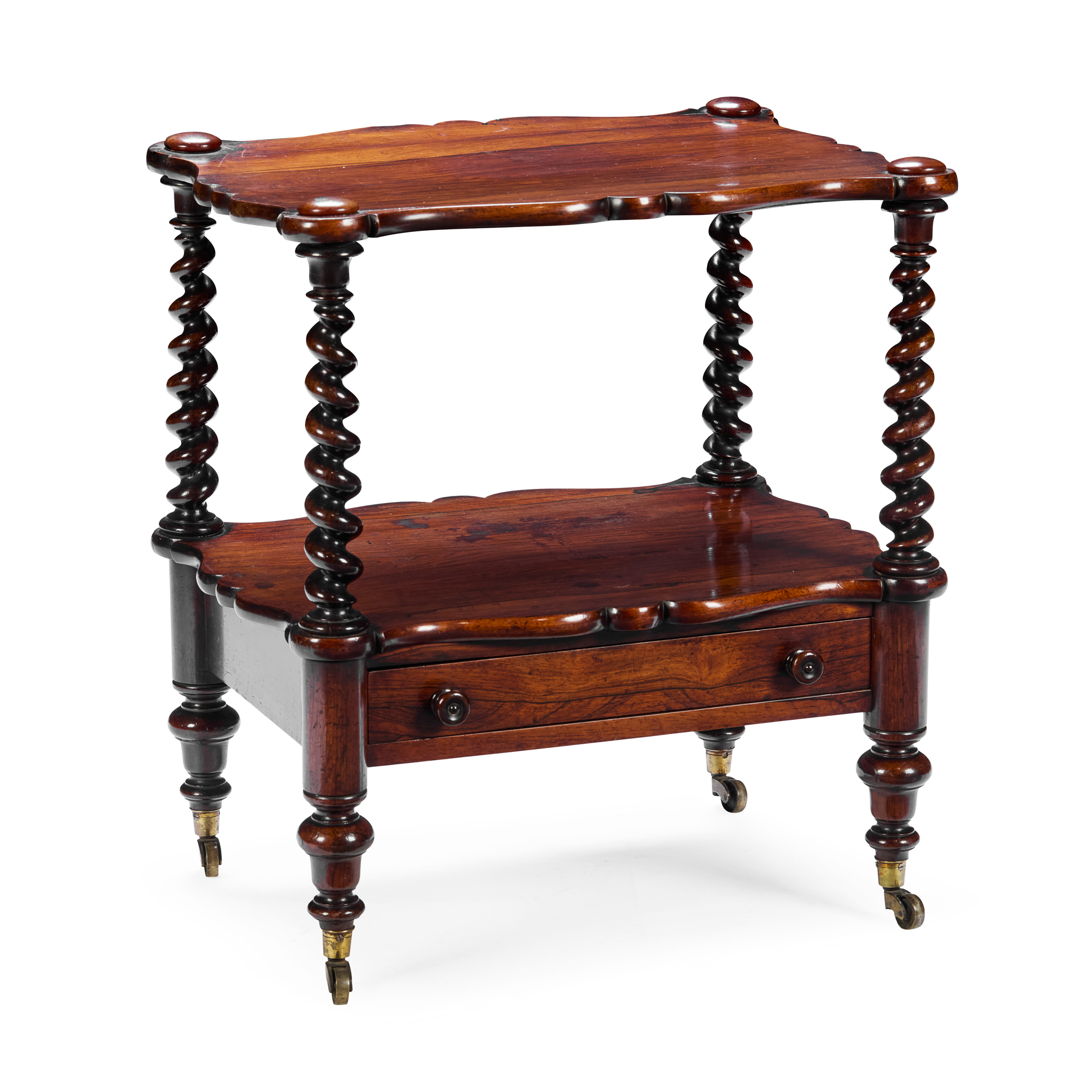 WILLIAM IV ROSEWOOD WHATNOT