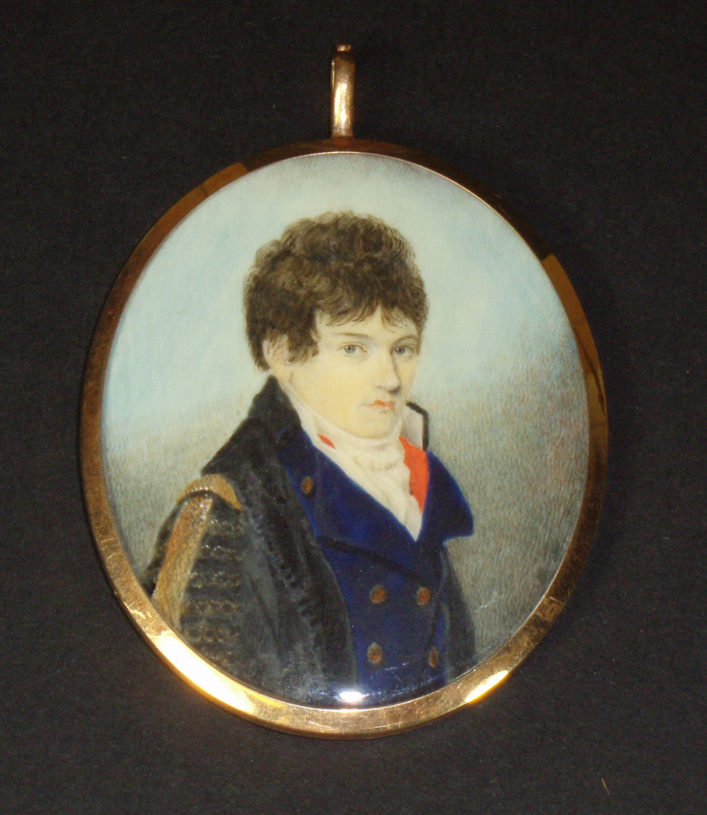 An early 19th century portrait miniature of a gentleman
